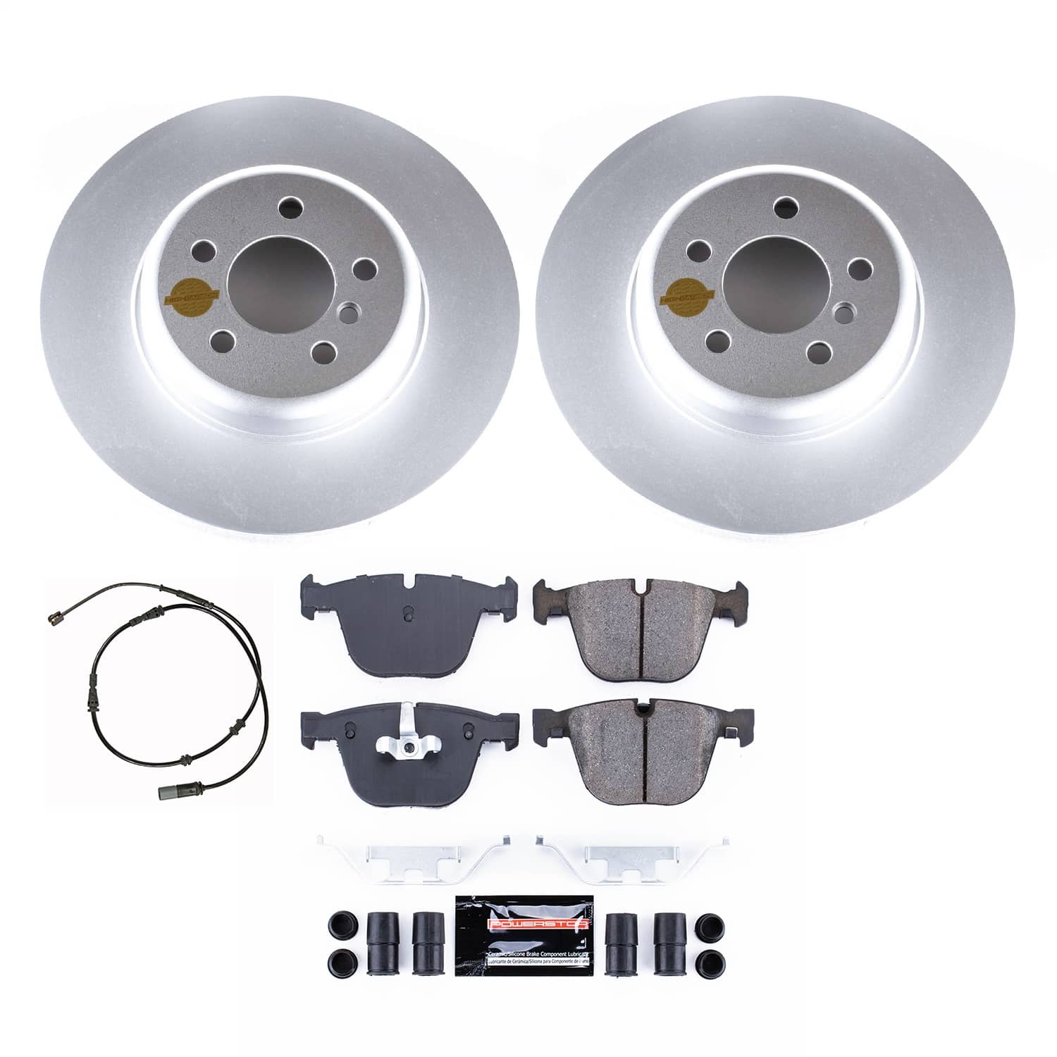 Power Stop - CRK8848 - Front - Disc Brake Pad and Rotor Kit