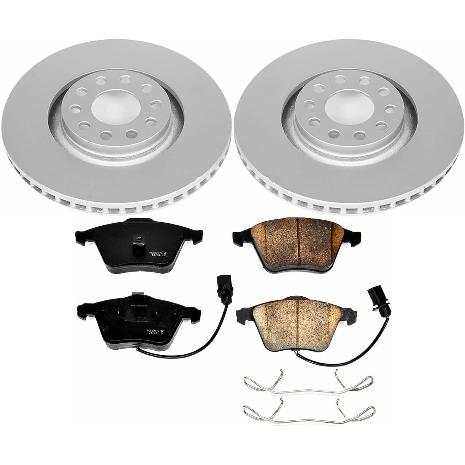 Power Stop - CRK891 - Front - Disc Brake Pad and Rotor Kit