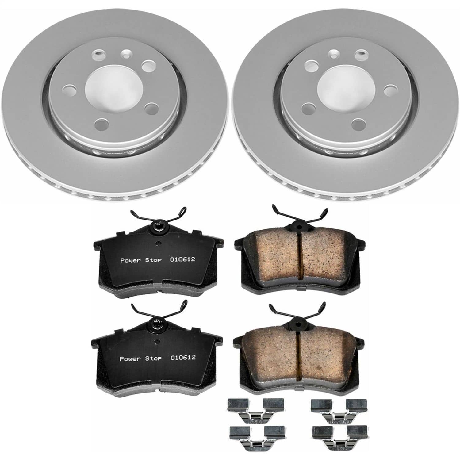 Power Stop - CRK920 - Rear - Disc Brake Pad and Rotor Kit