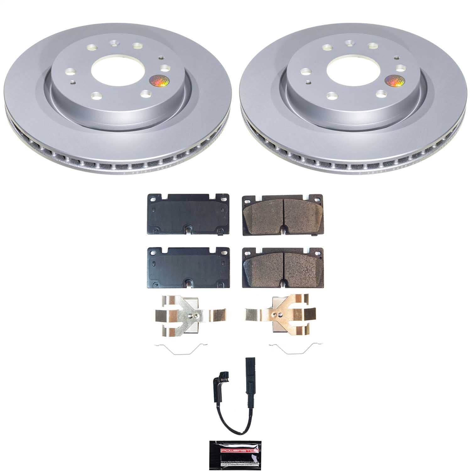 Power Stop - CRK9200 - Front - Disc Brake Pad and Rotor Kit