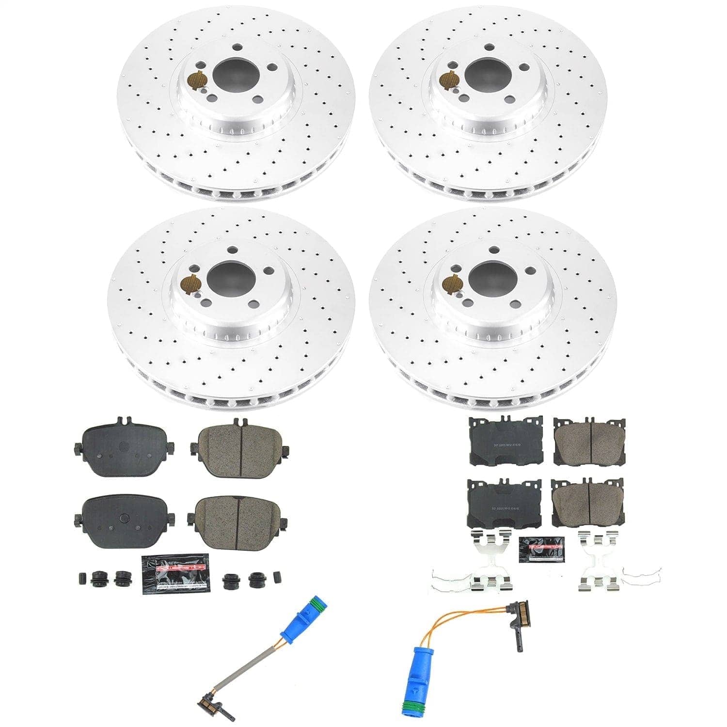 Power Stop - CRK9261 - Front and Rear - Disc Brake Pad and Rotor Kit