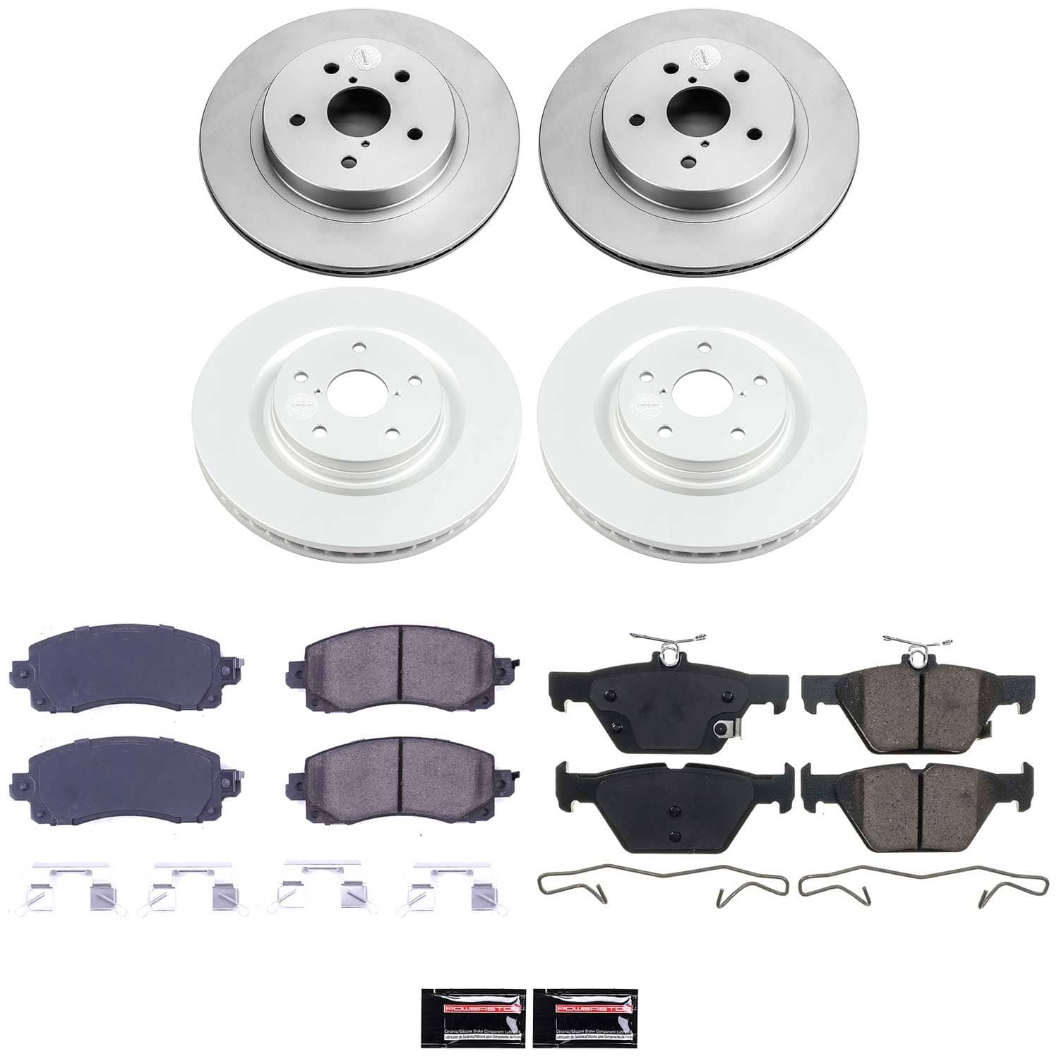 Power Stop - CRK9316 - Front and Rear - Disc Brake Pad and Rotor Kit