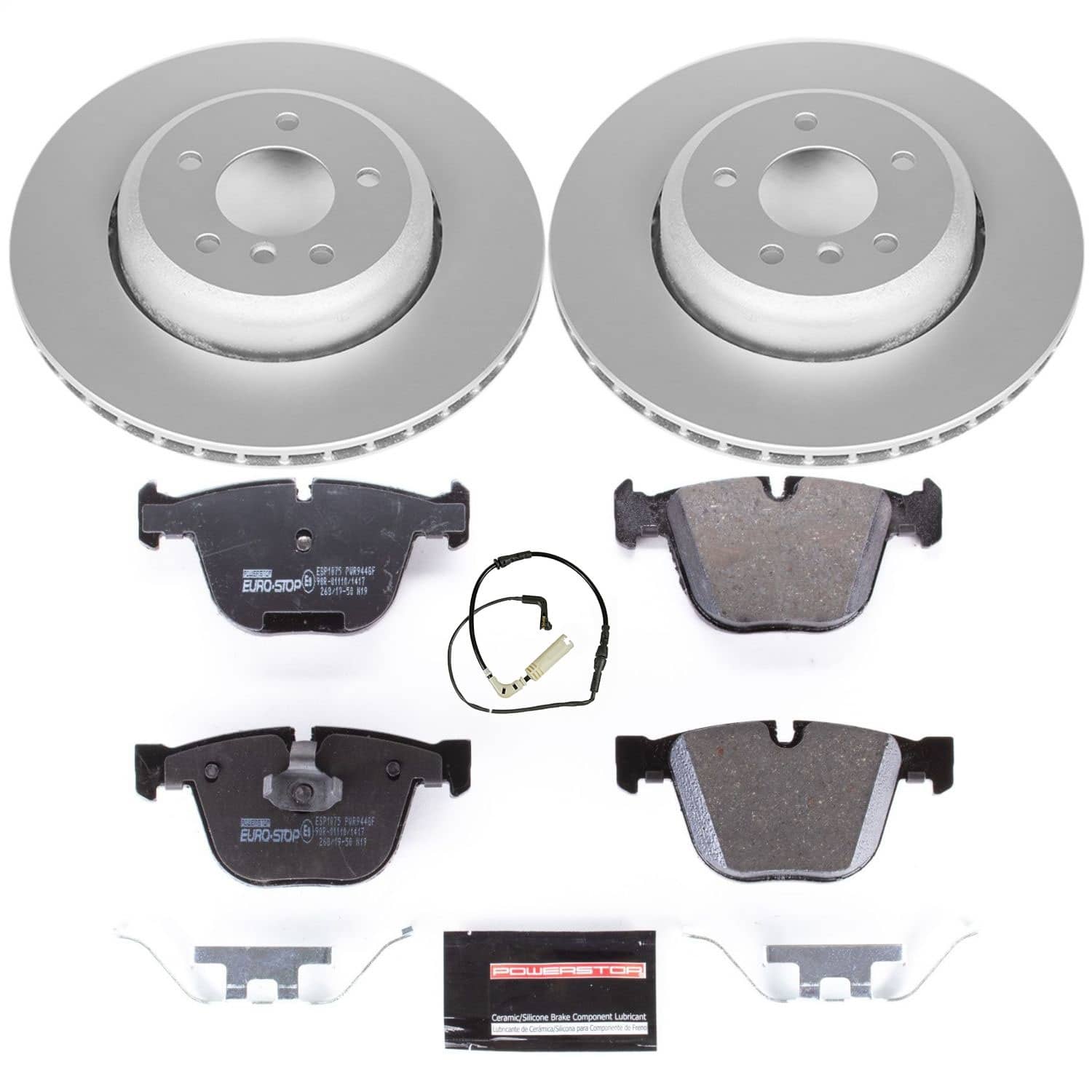 Power Stop - ESK2940 - Rear - Disc Brake Pad and Rotor Kit