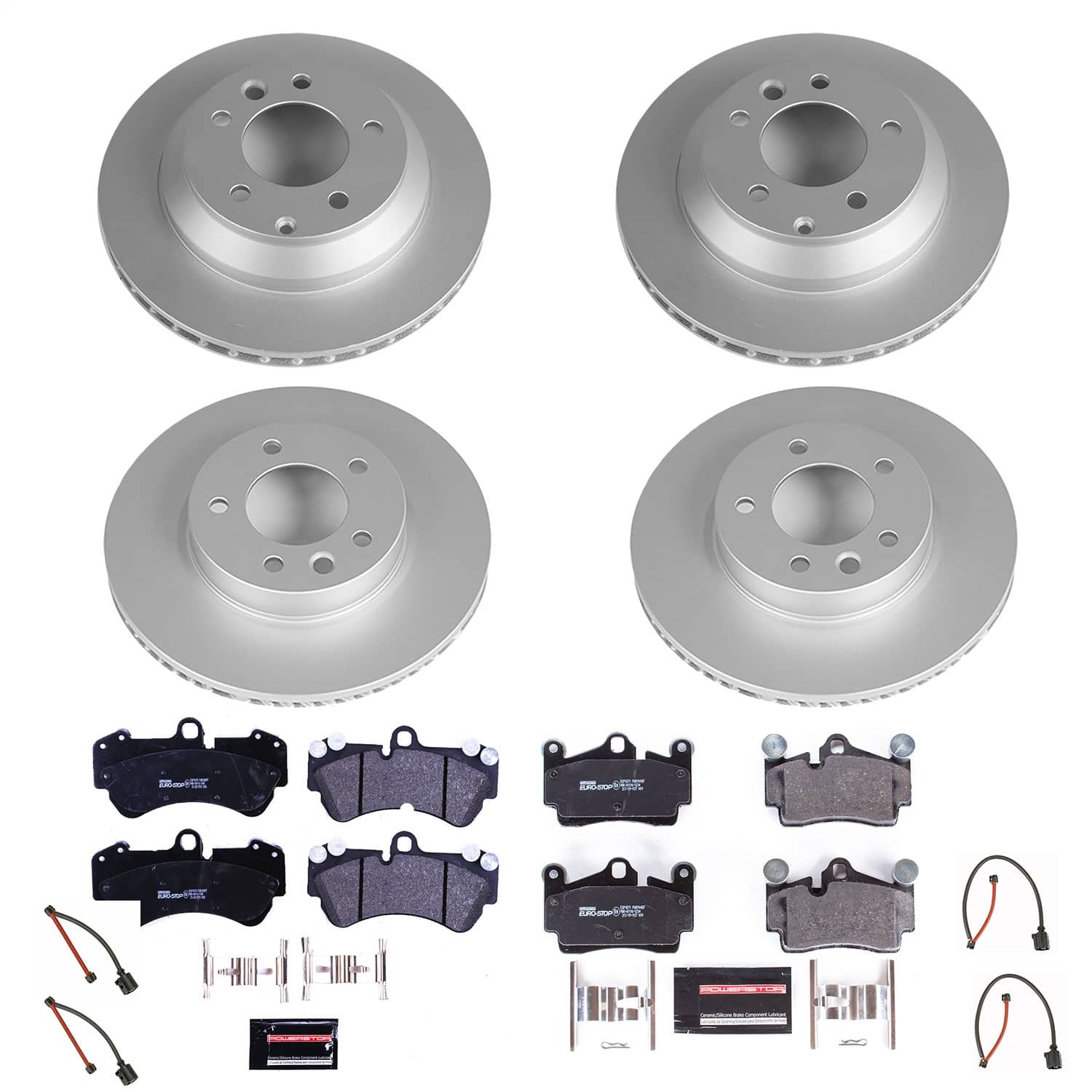 Power Stop - ESK4495 - Front and Rear - Disc Brake Pad and Rotor Kit