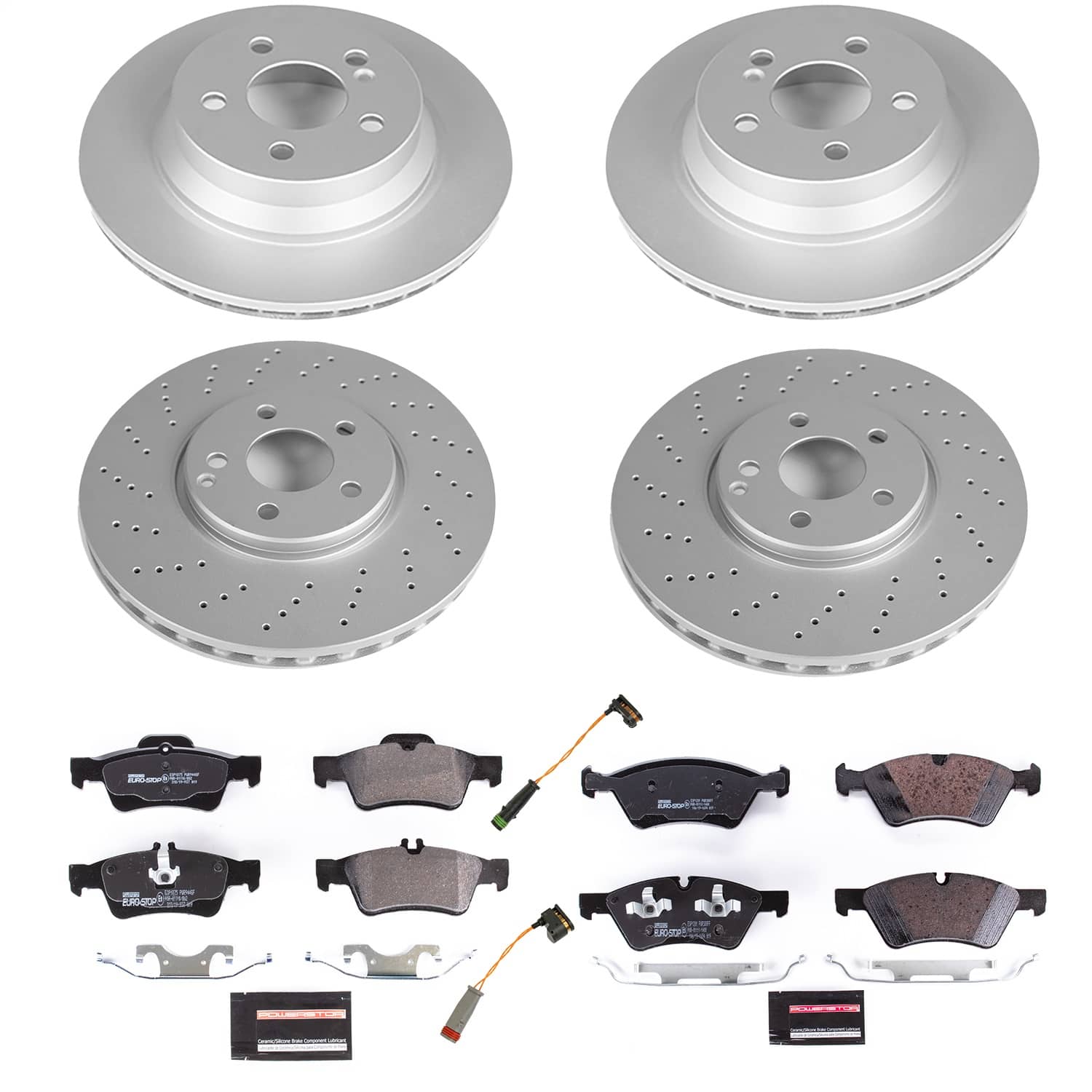 Power Stop - ESK4516 - Front and Rear - Disc Brake Pad and Rotor Kit