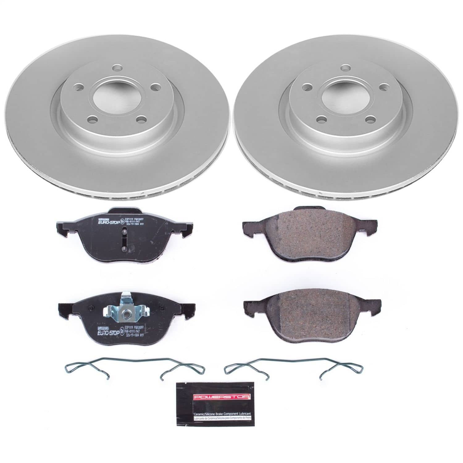 Power Stop - ESK4575 - Front - Disc Brake Pad and Rotor Kit