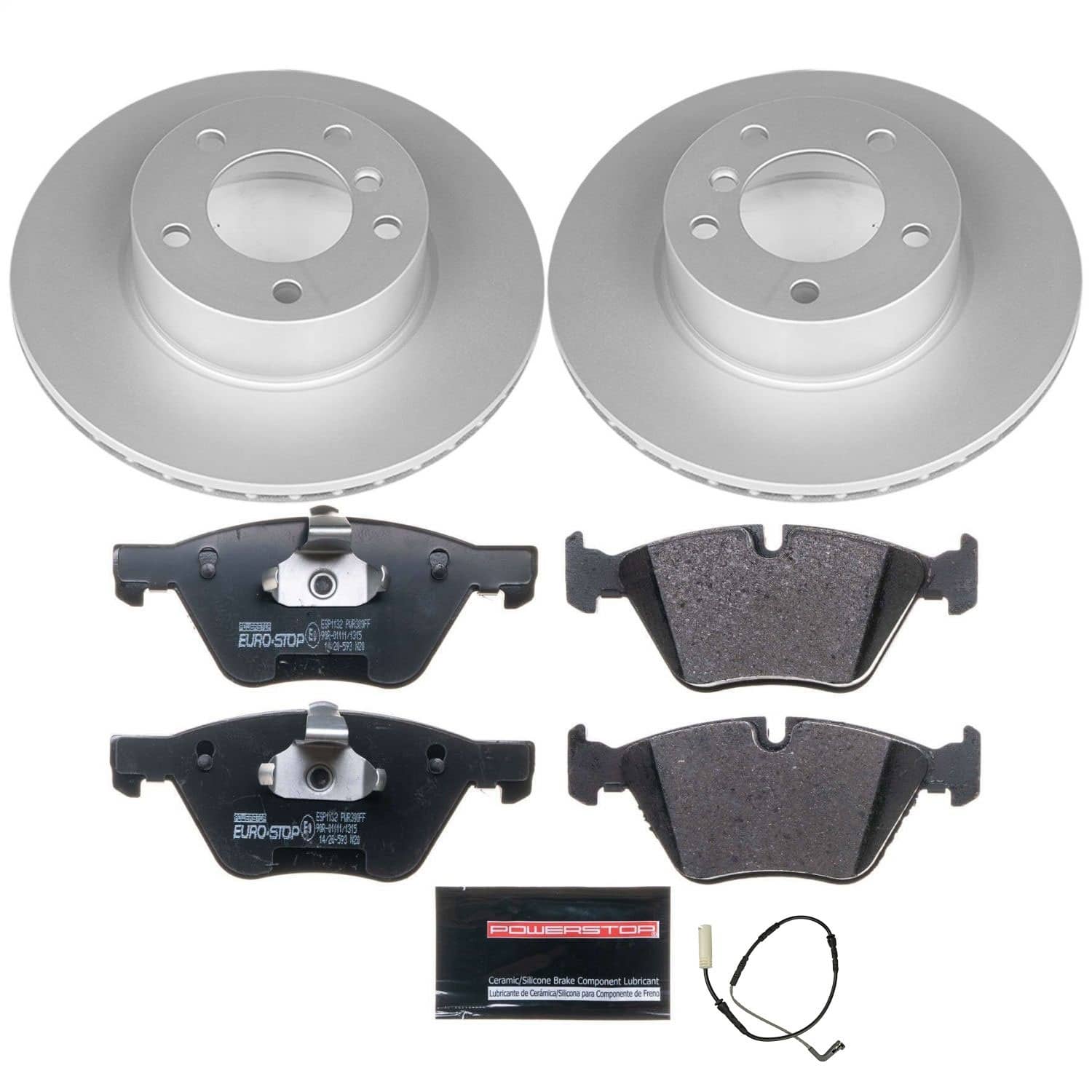 Power Stop - ESK4590 - Front - Disc Brake Pad and Rotor Kit