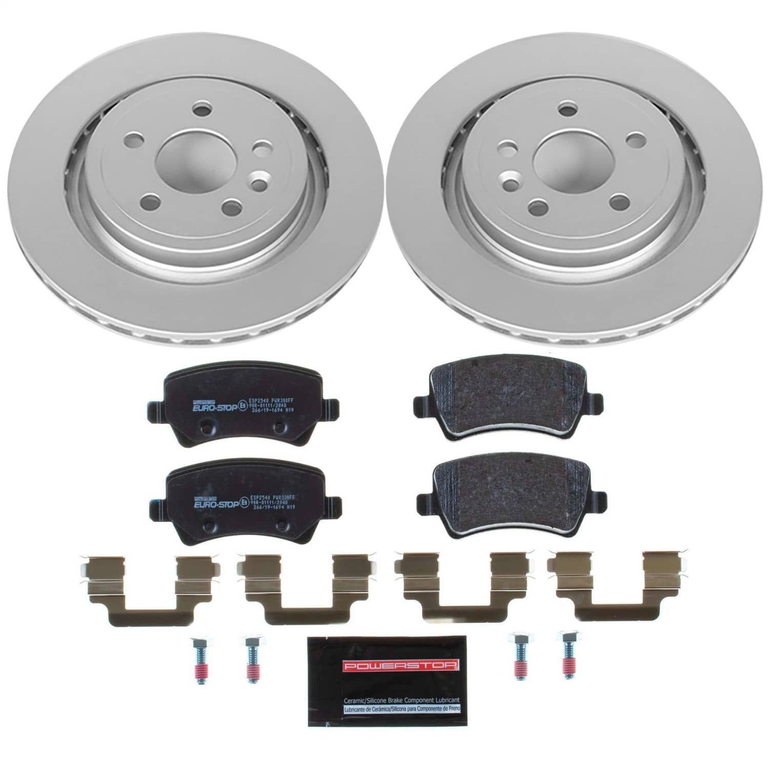 Power Stop - ESK4702 - Rear - Disc Brake Pad and Rotor Kit