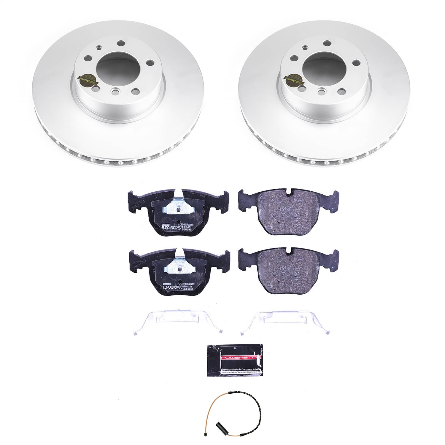 Power Stop - ESK503 - Front - Disc Brake Pad and Rotor Kit