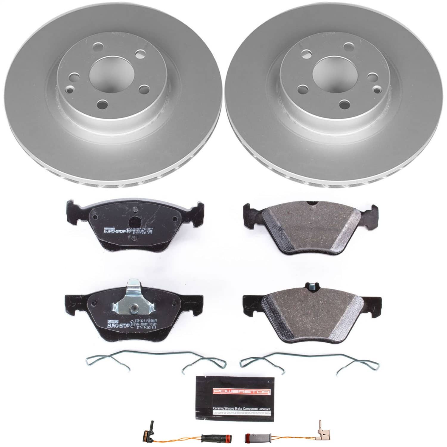 Power Stop - ESK5168 - Front - Disc Brake Pad and Rotor Kit
