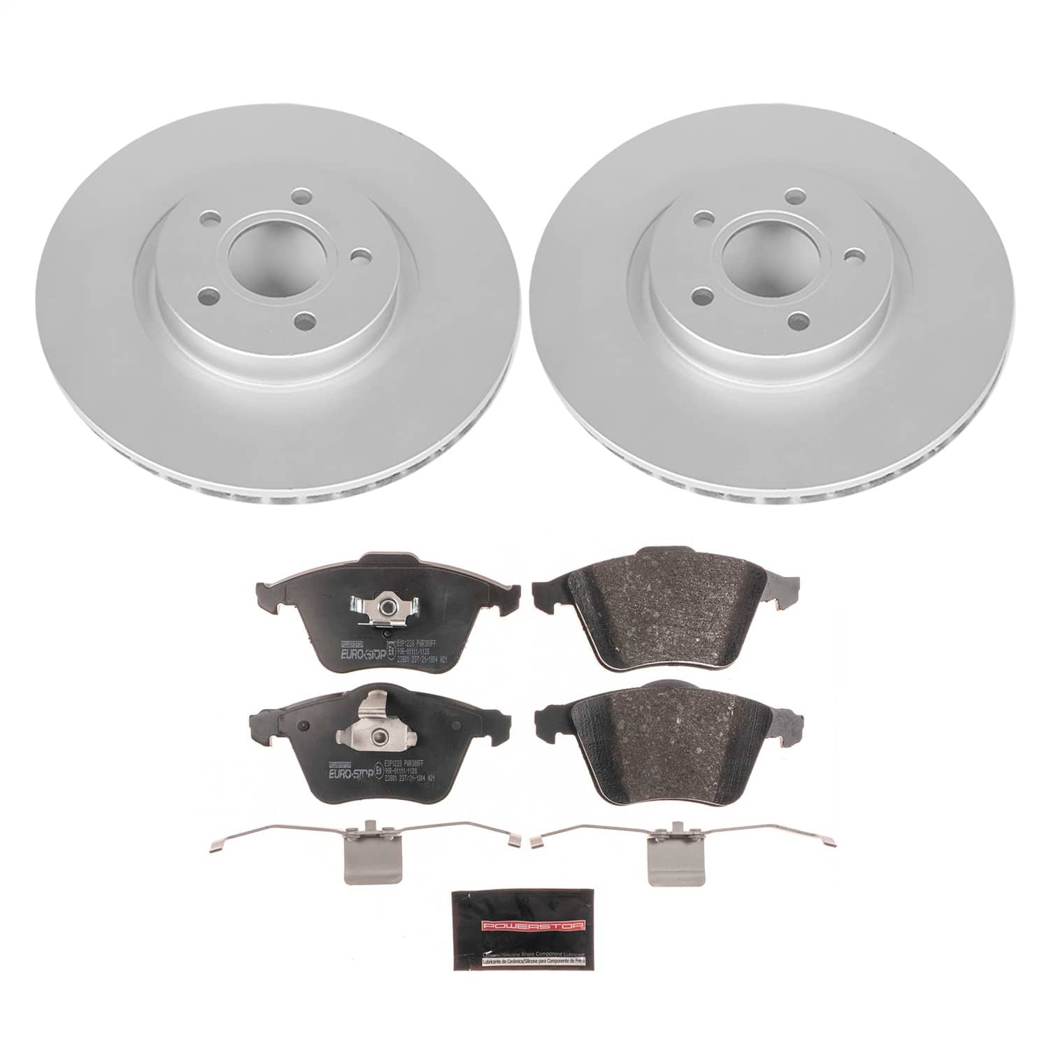 Power Stop - ESK5430 - Front - Disc Brake Pad and Rotor Kit
