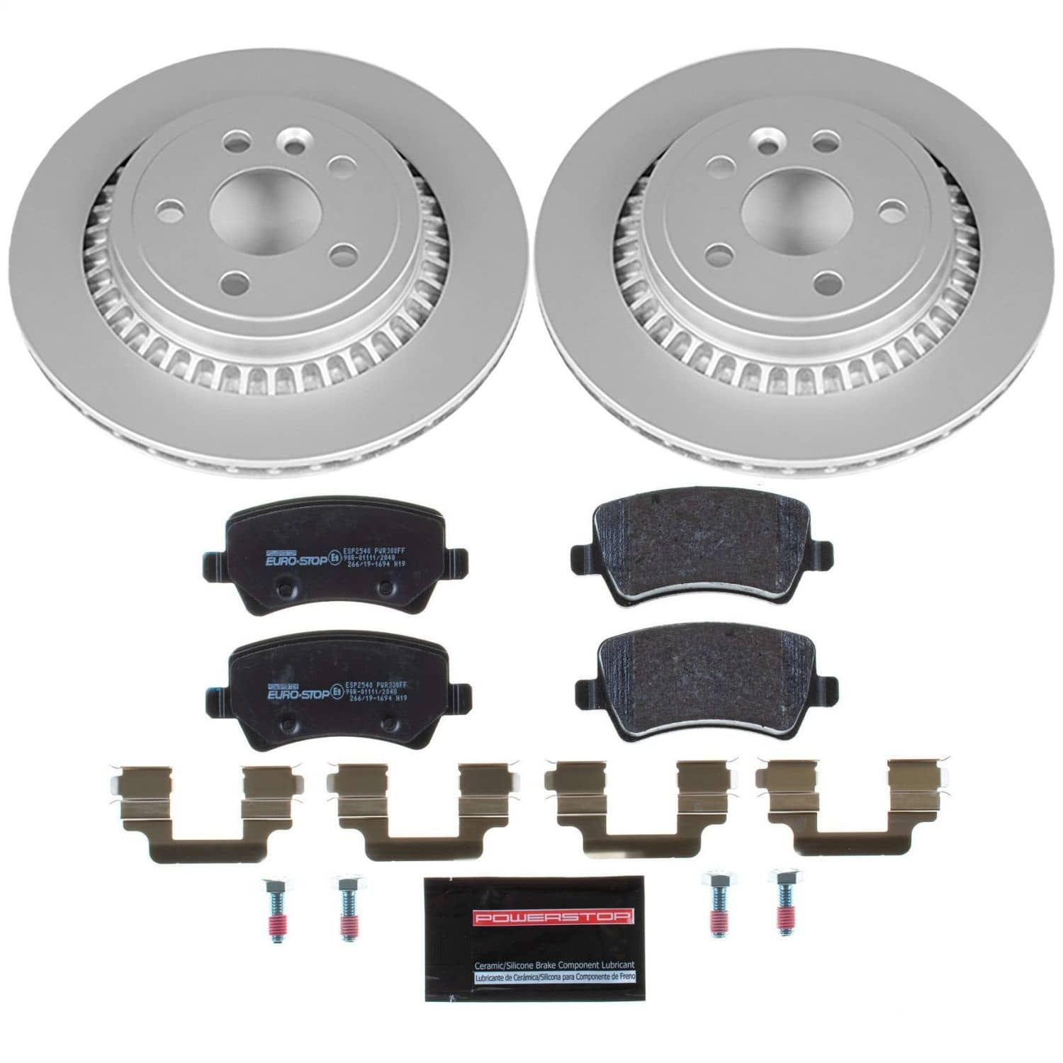 Power Stop - ESK5705 - Rear - Disc Brake Pad and Rotor Kit