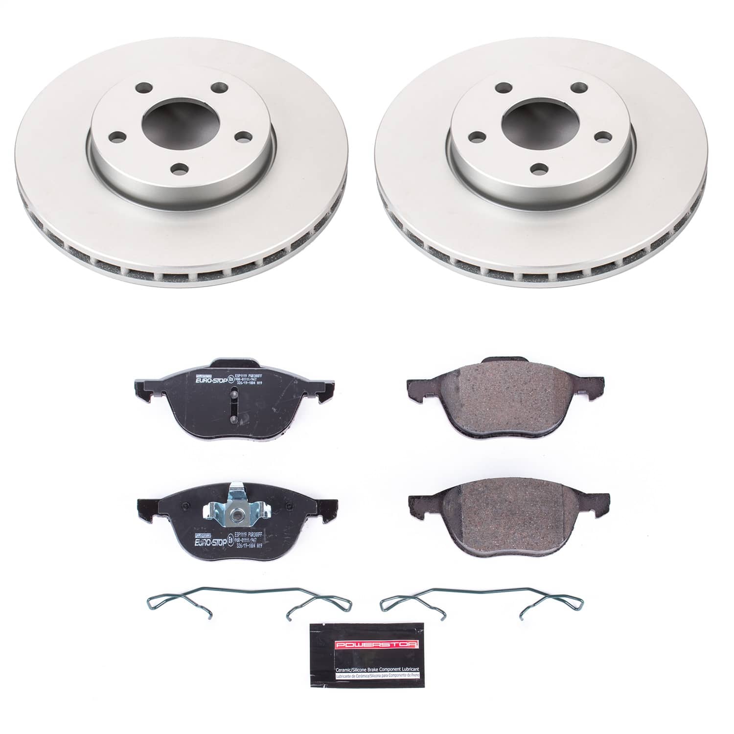 Power Stop - ESK5976 - Front - Disc Brake Pad and Rotor Kit