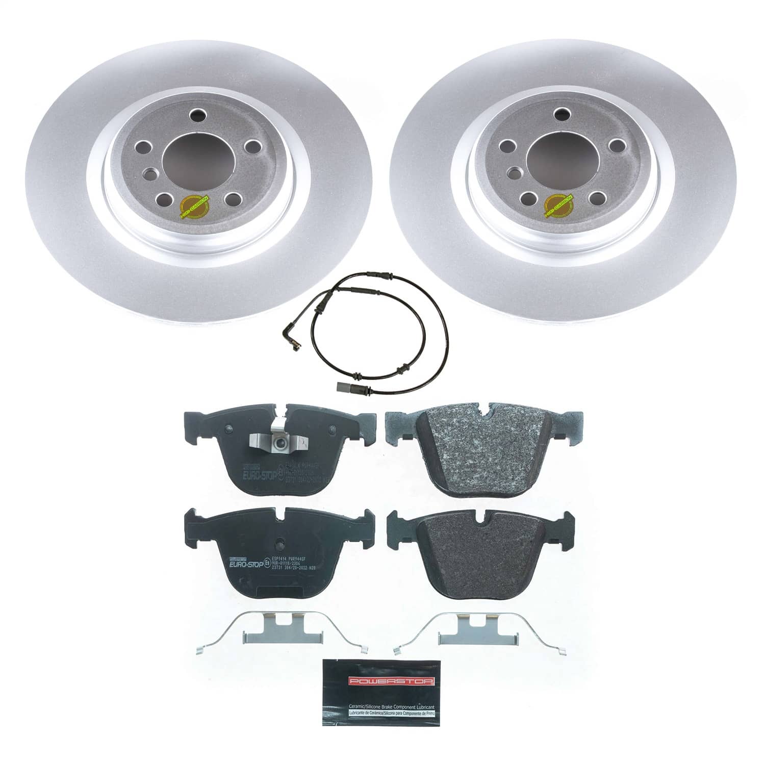 Power Stop - ESK6014 - Rear - Disc Brake Pad and Rotor Kit