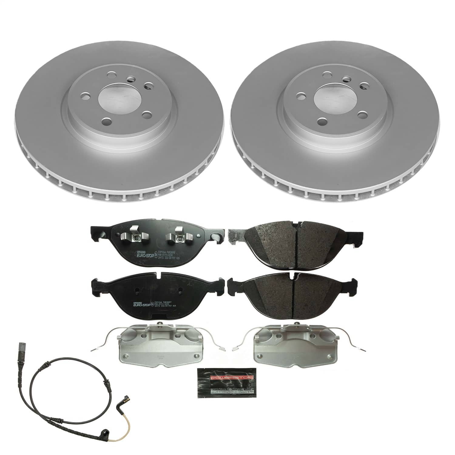 Power Stop - ESK6144 - Front - Disc Brake Pad and Rotor Kit