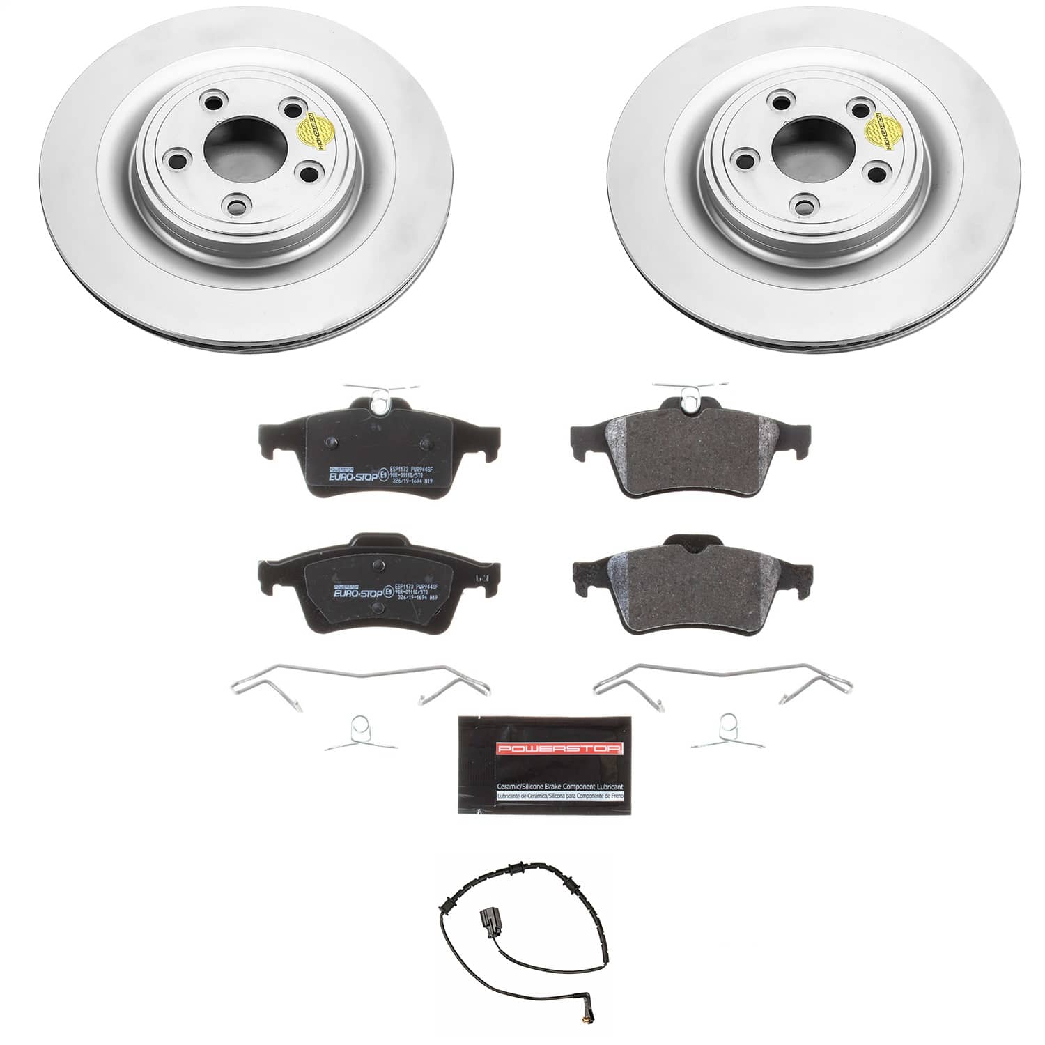 Power Stop - ESK6279 - Rear - Disc Brake Pad and Rotor Kit