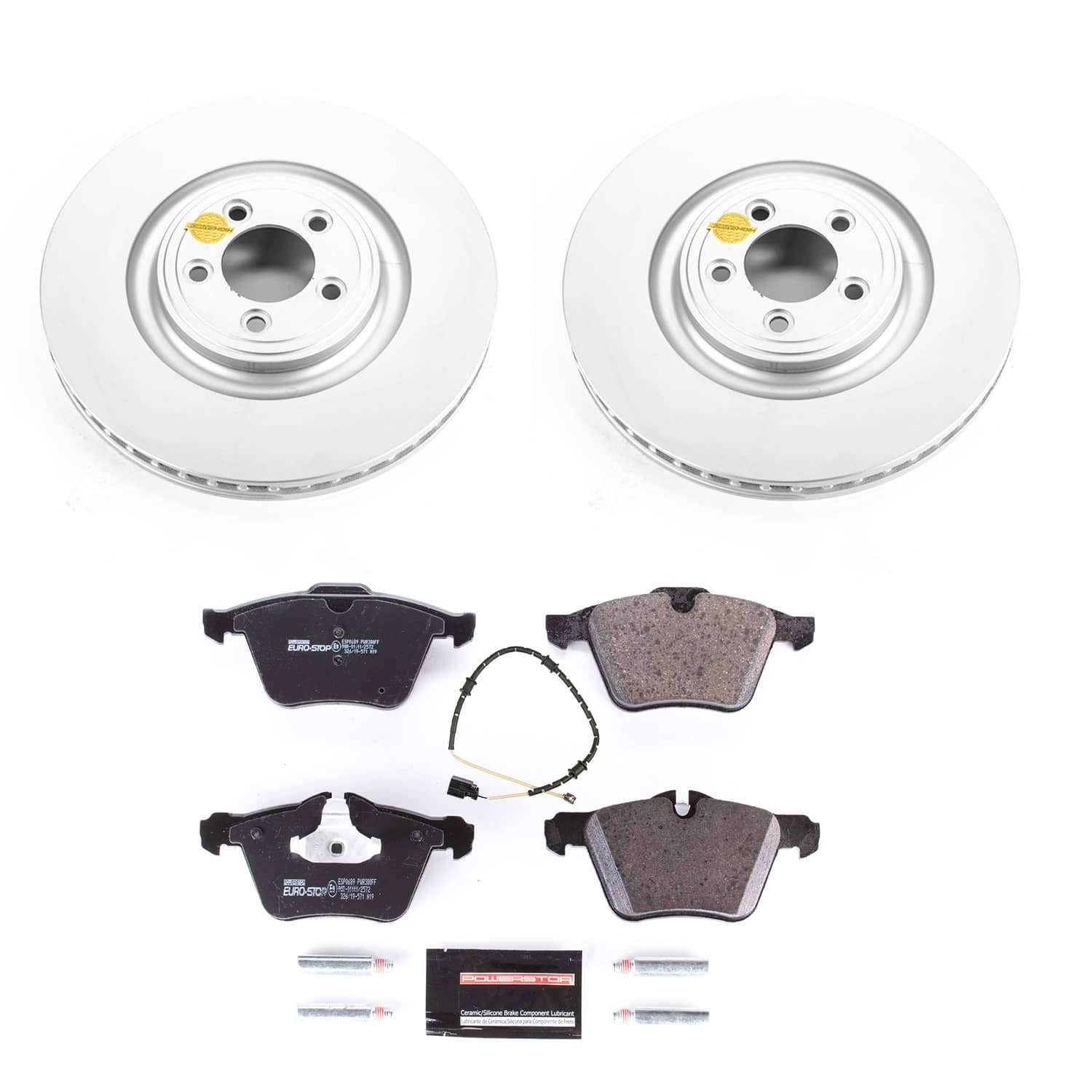 Power Stop - ESK6282 - Front - Disc Brake Pad and Rotor Kit