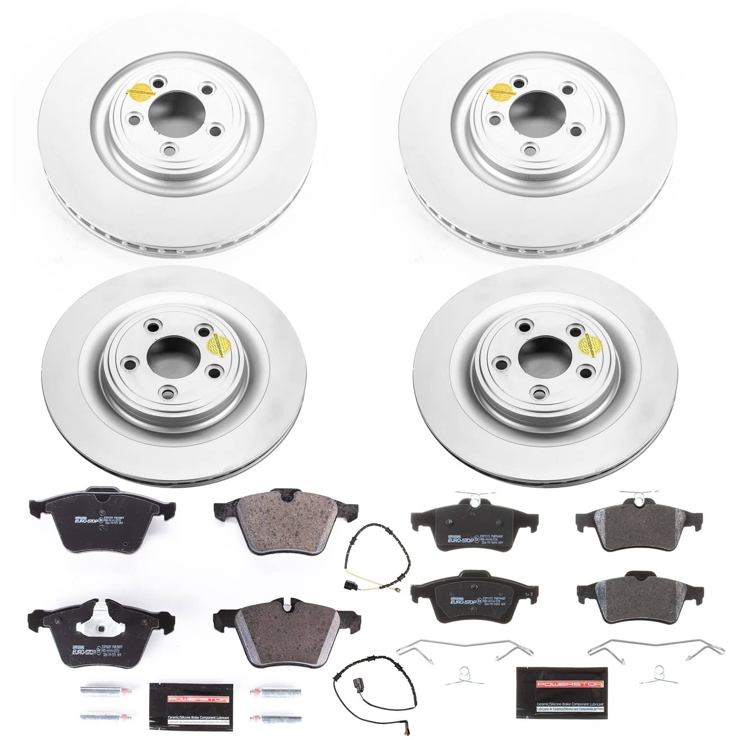 Power Stop - ESK6283 - Front and Rear - Disc Brake Pad and Rotor Kit