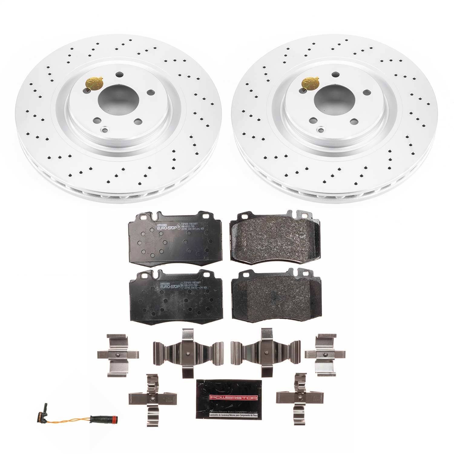 Power Stop - ESK6585 - Front - Disc Brake Pad and Rotor Kit