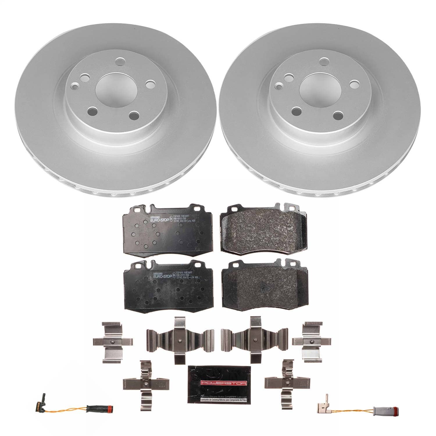 Power Stop - ESK6597 - Front - Disc Brake Pad and Rotor Kit