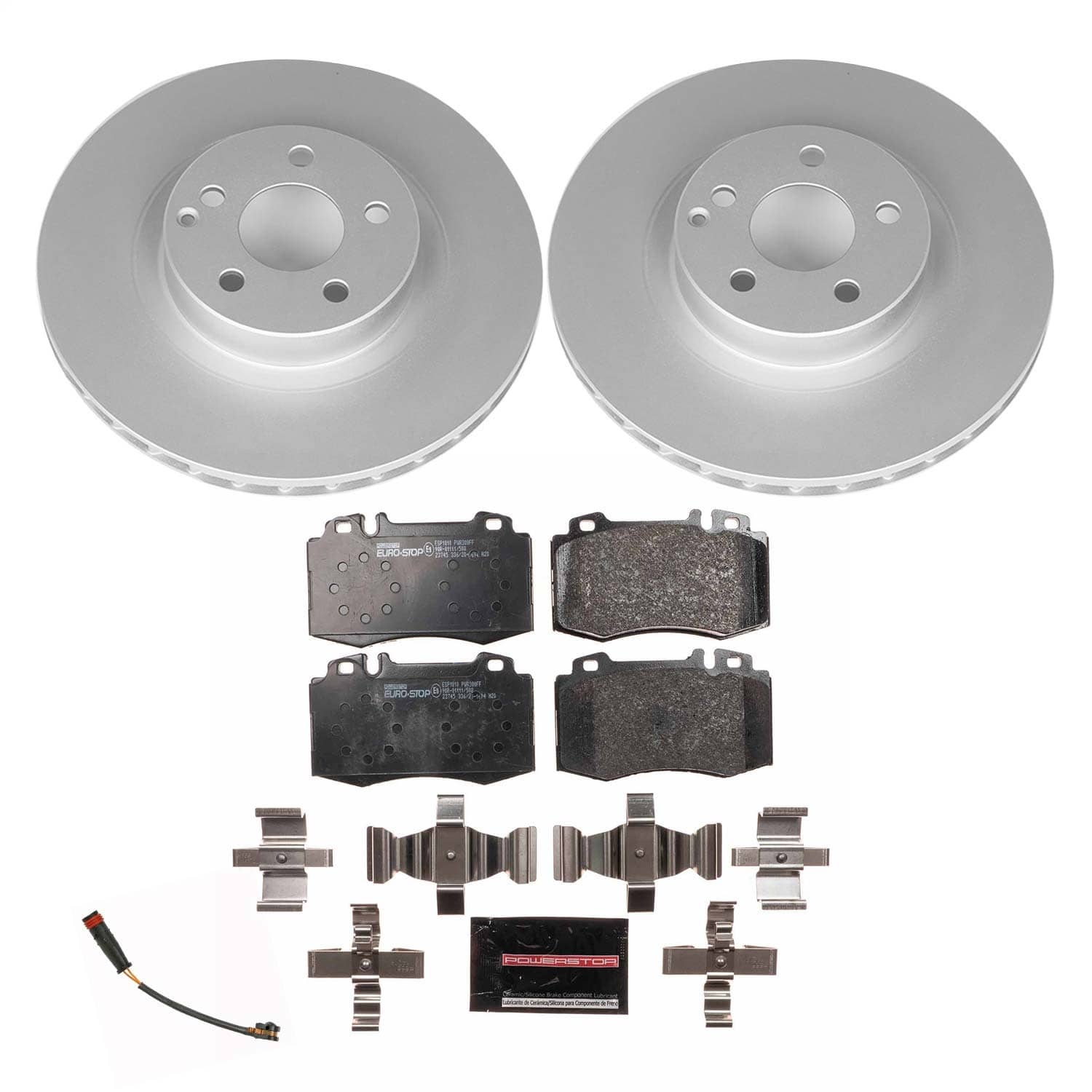 Power Stop - ESK6601 - Front - Disc Brake Pad and Rotor Kit