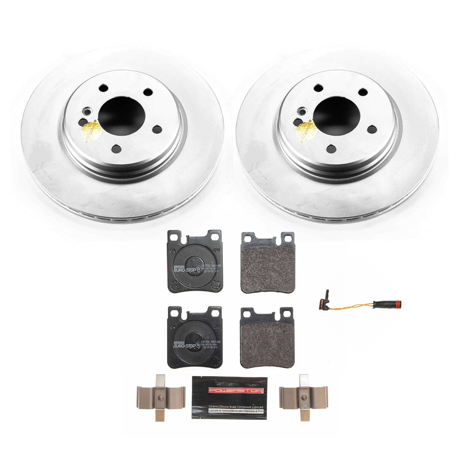 Power Stop - ESK6718 - Rear - Disc Brake Pad and Rotor Kit