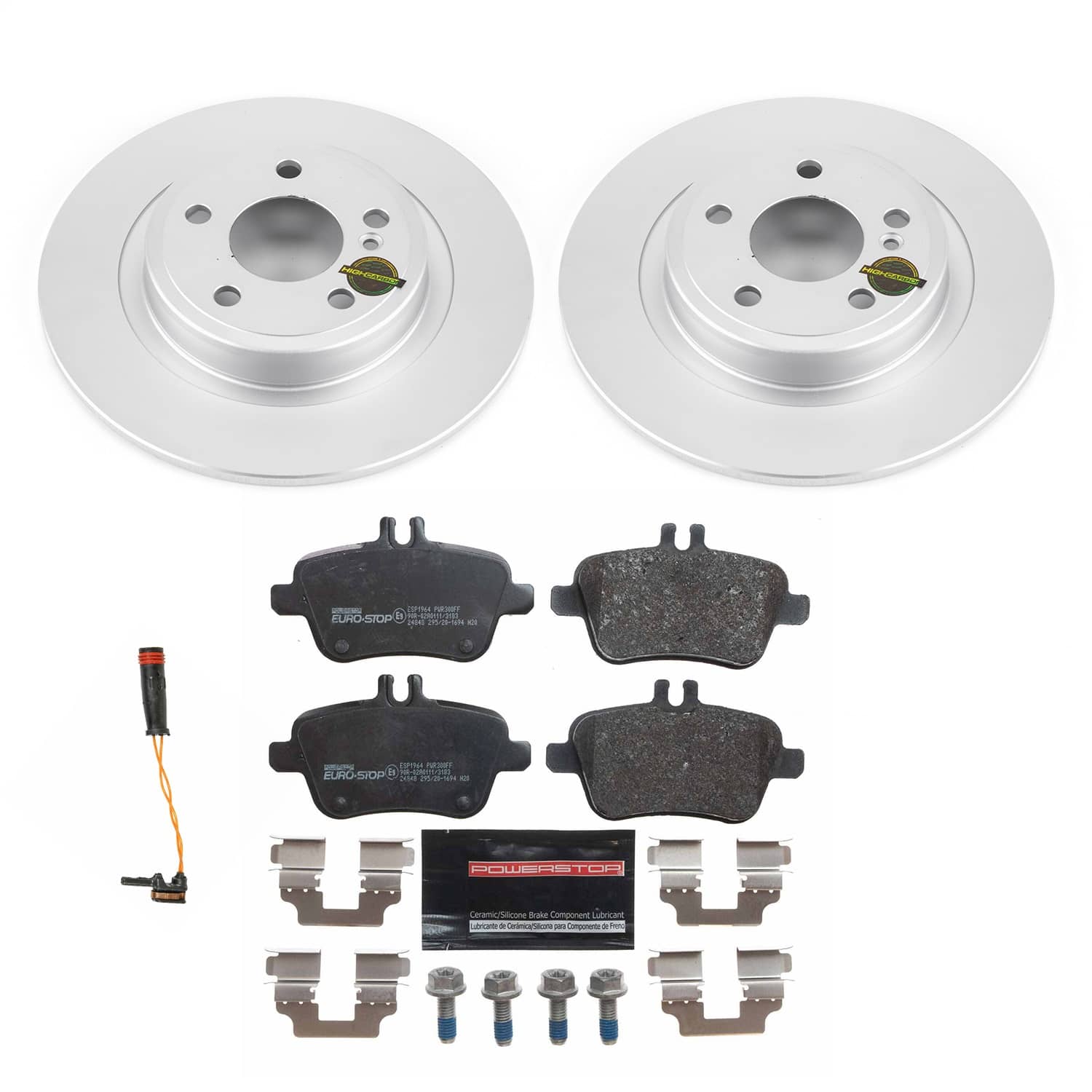 Power Stop - ESK6895 - Rear - Disc Brake Pad and Rotor Kit