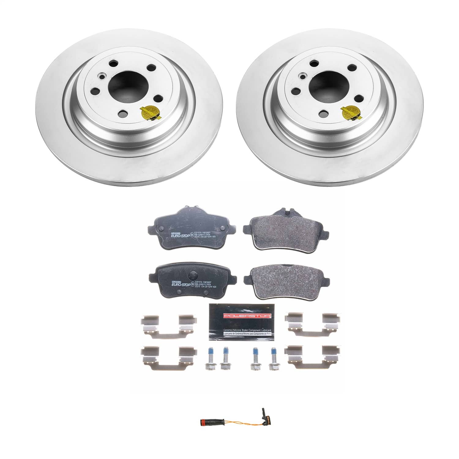 Power Stop - ESK7440 - Rear - Disc Brake Pad and Rotor Kit