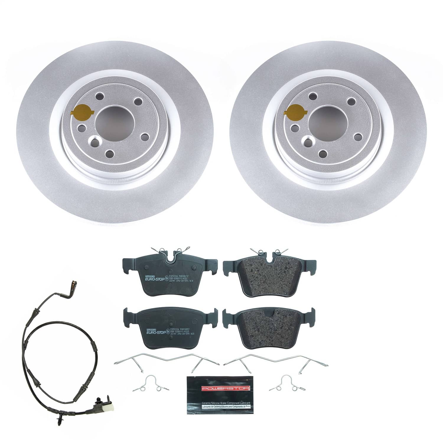Power Stop - ESK7733 - Rear - Disc Brake Pad and Rotor Kit