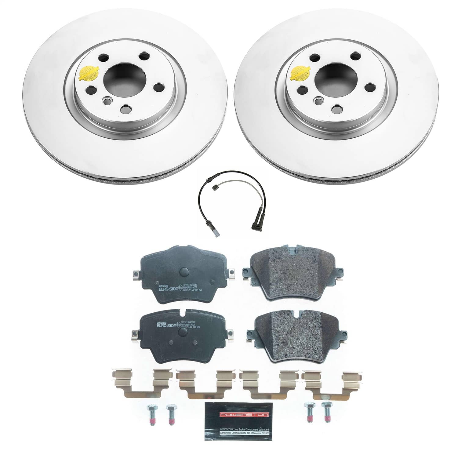 Power Stop - ESK7888 - Front - Disc Brake Pad and Rotor Kit