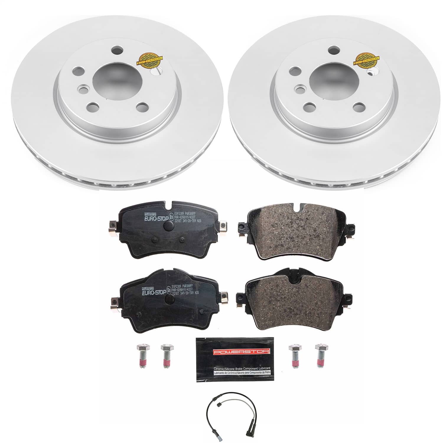 Power Stop - ESK7979 - Front - Disc Brake Pad and Rotor Kit