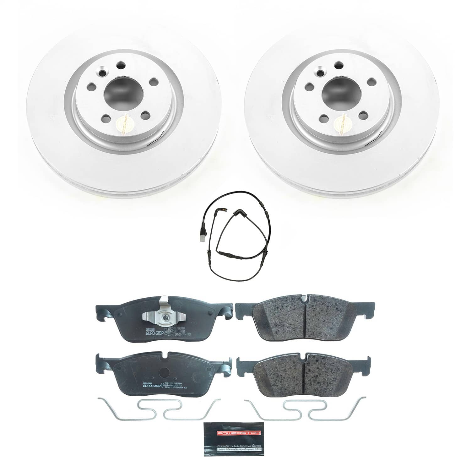 Power Stop - ESK7991 - Front - Disc Brake Pad and Rotor Kit