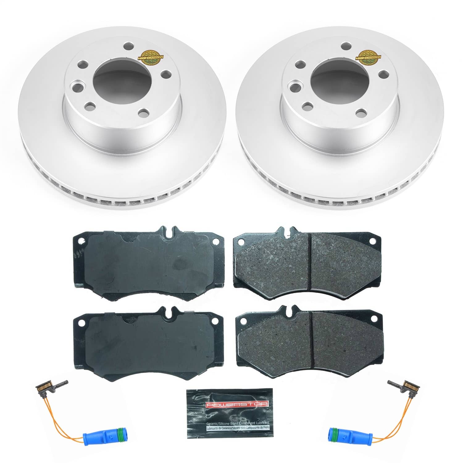 Power Stop - ESK8422 - Front - Disc Brake Pad and Rotor Kit