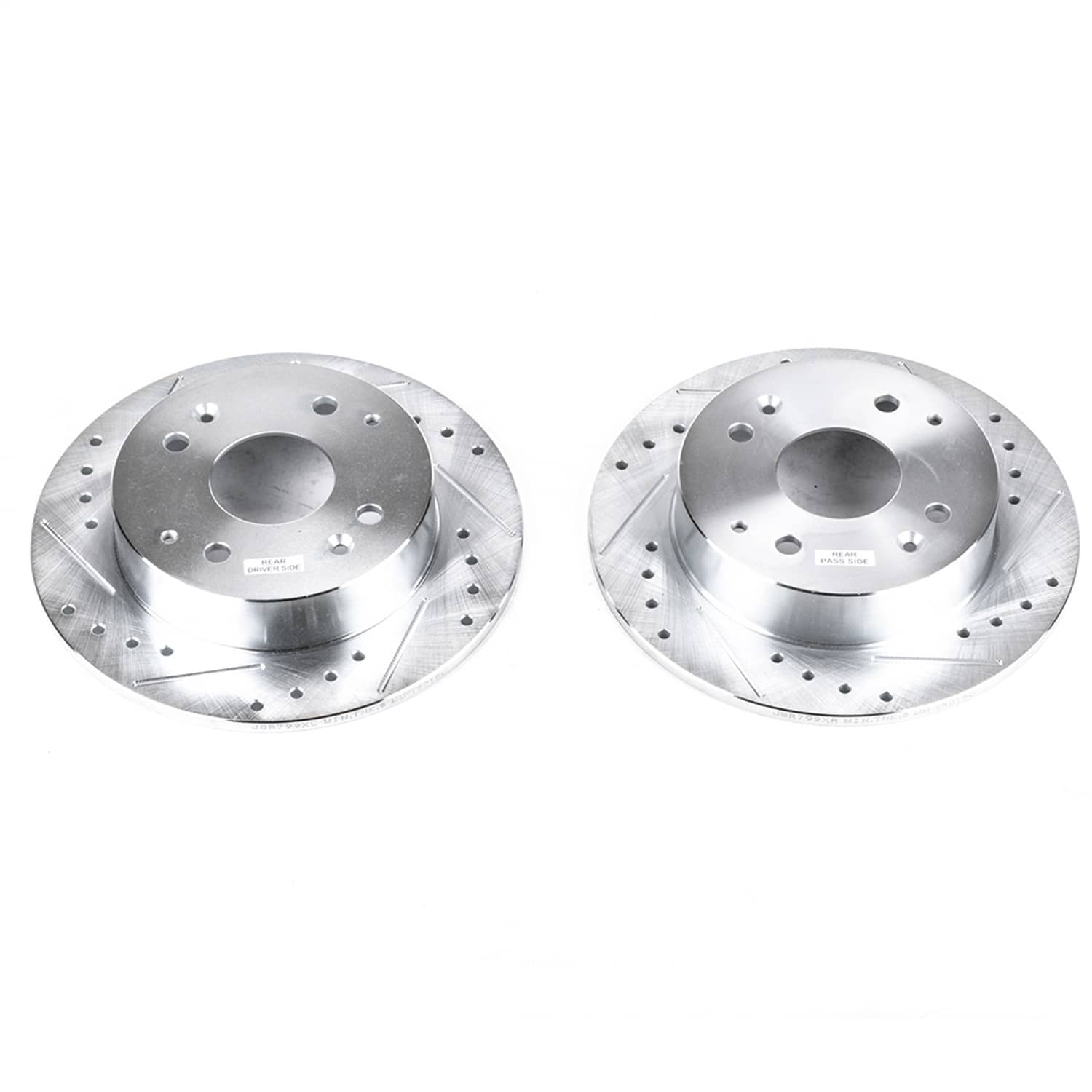 Power Stop - JBR799XPR - Rear - Disc Brake Rotor Set