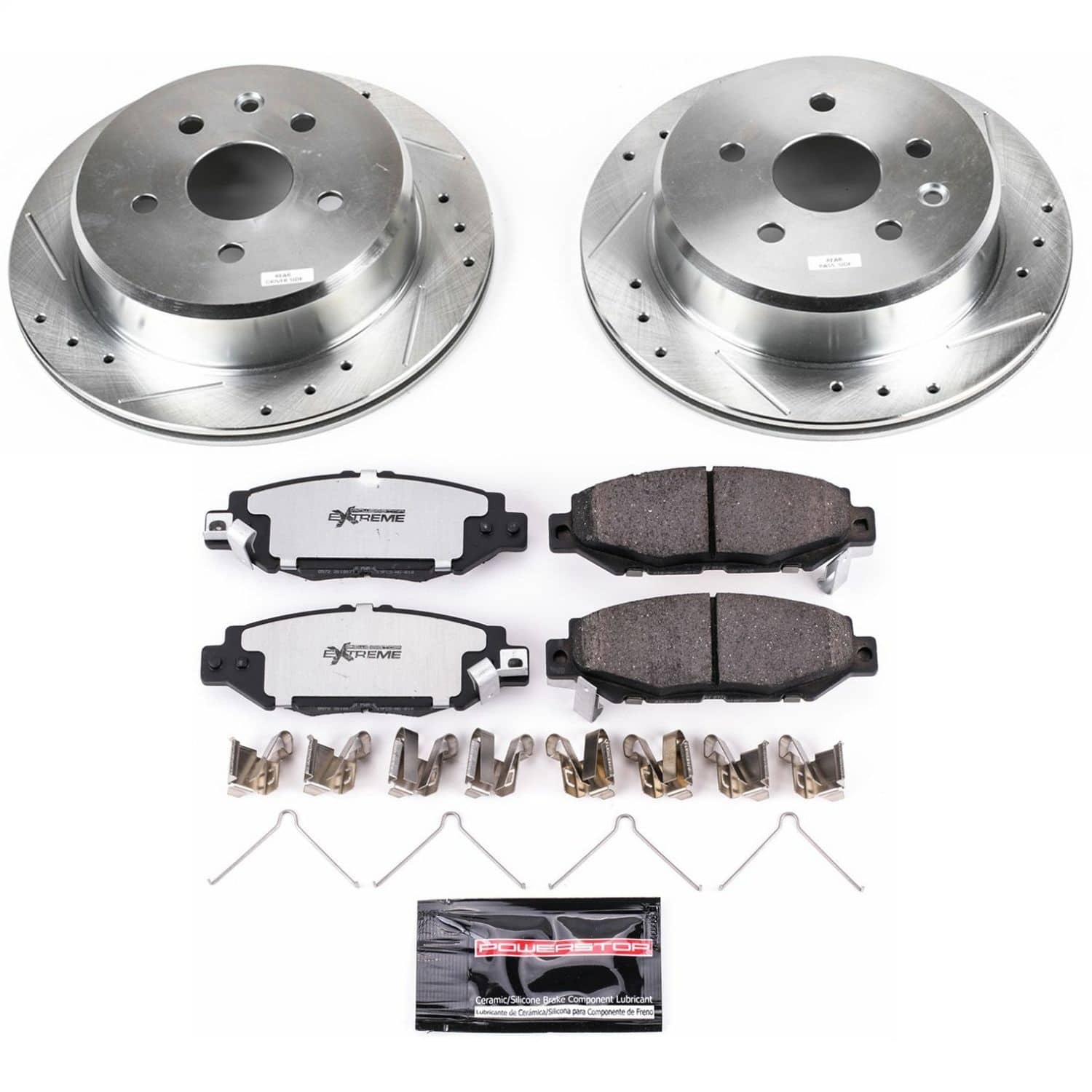 Power Stop - K1072-26 - Rear - Disc Brake Pad and Rotor Kit