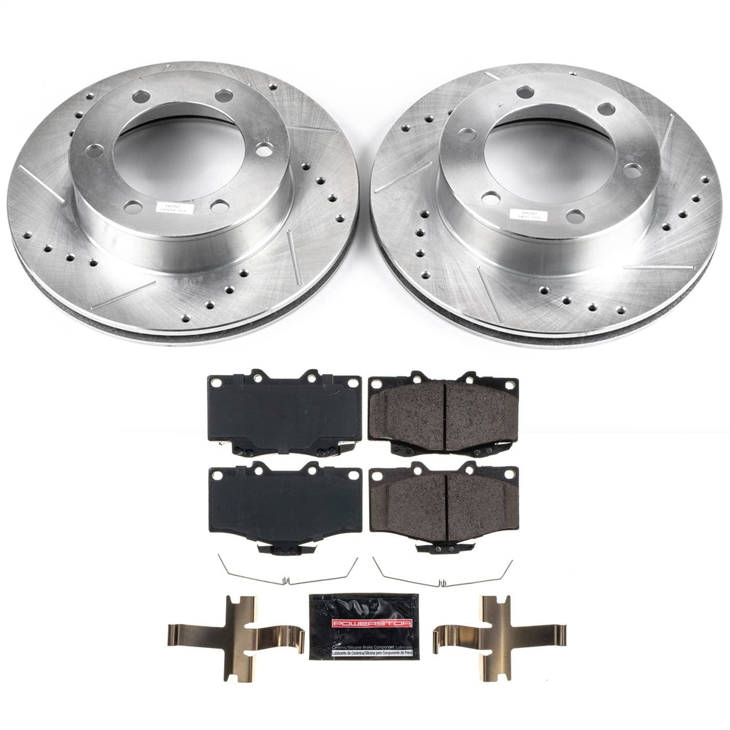 Power Stop - K1233 - Front - Disc Brake Pad and Rotor Kit