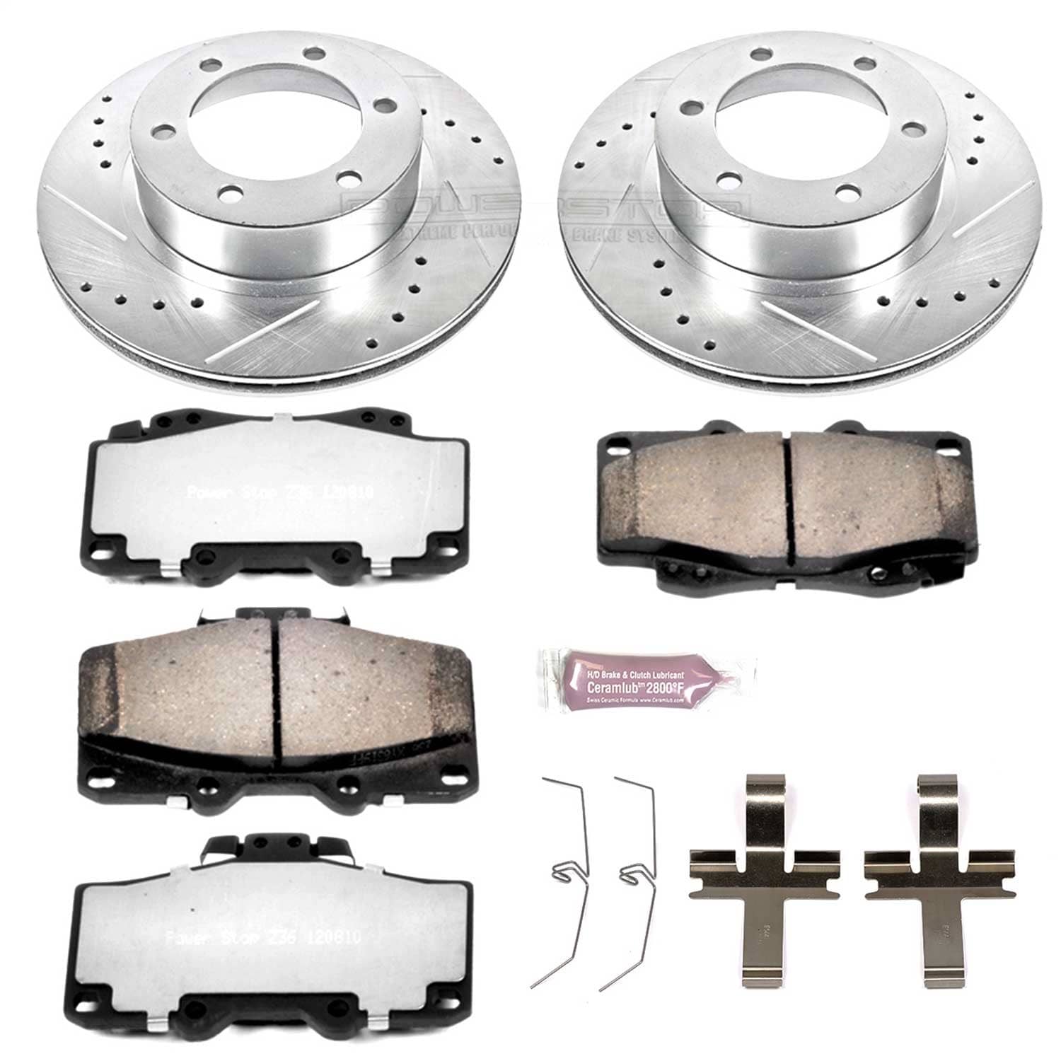 Power Stop - K1236-36 - Front - Disc Brake Pad and Rotor Kit