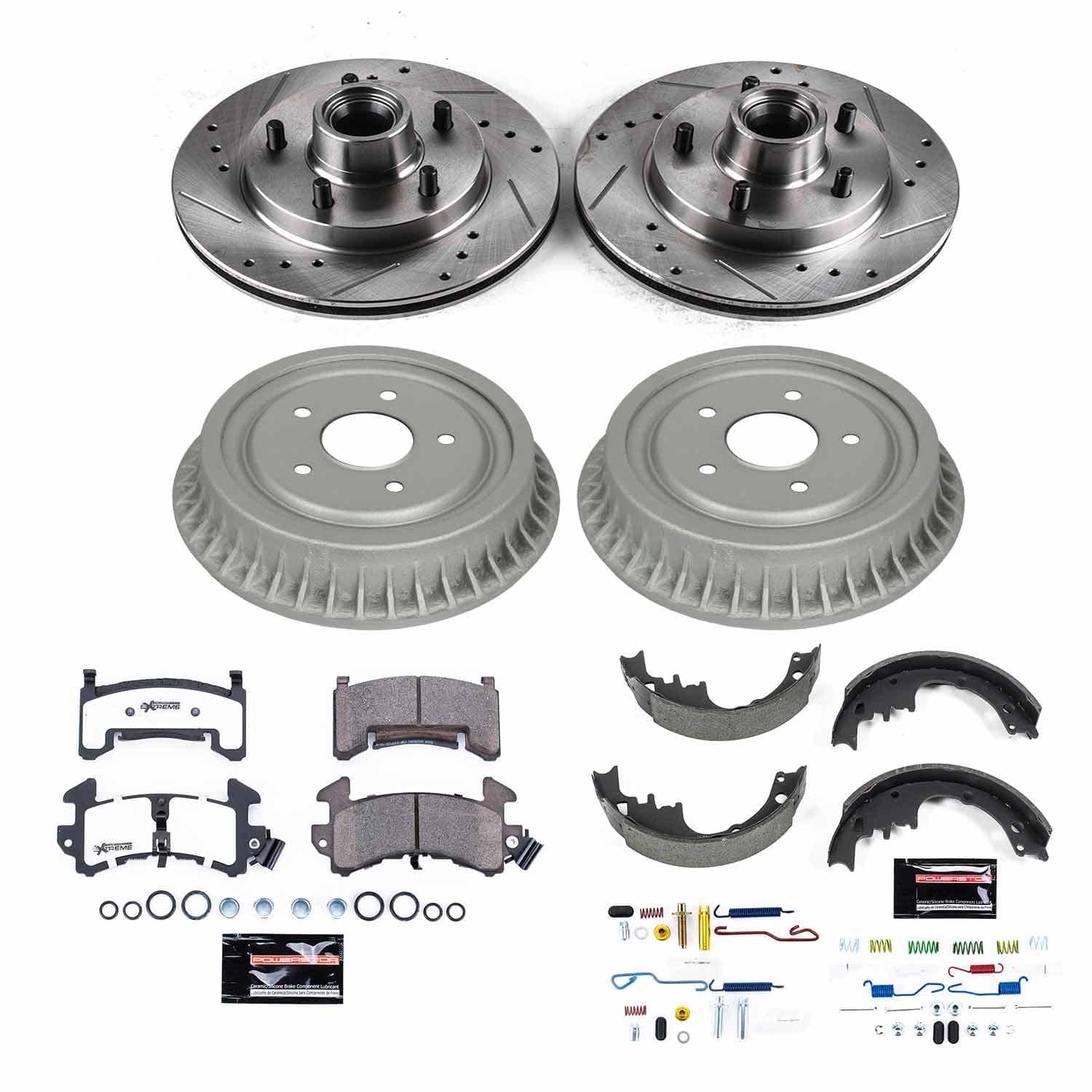 Power Stop - K15026DK-26 - Complete Vehicle Disc/Drum Brake Kit