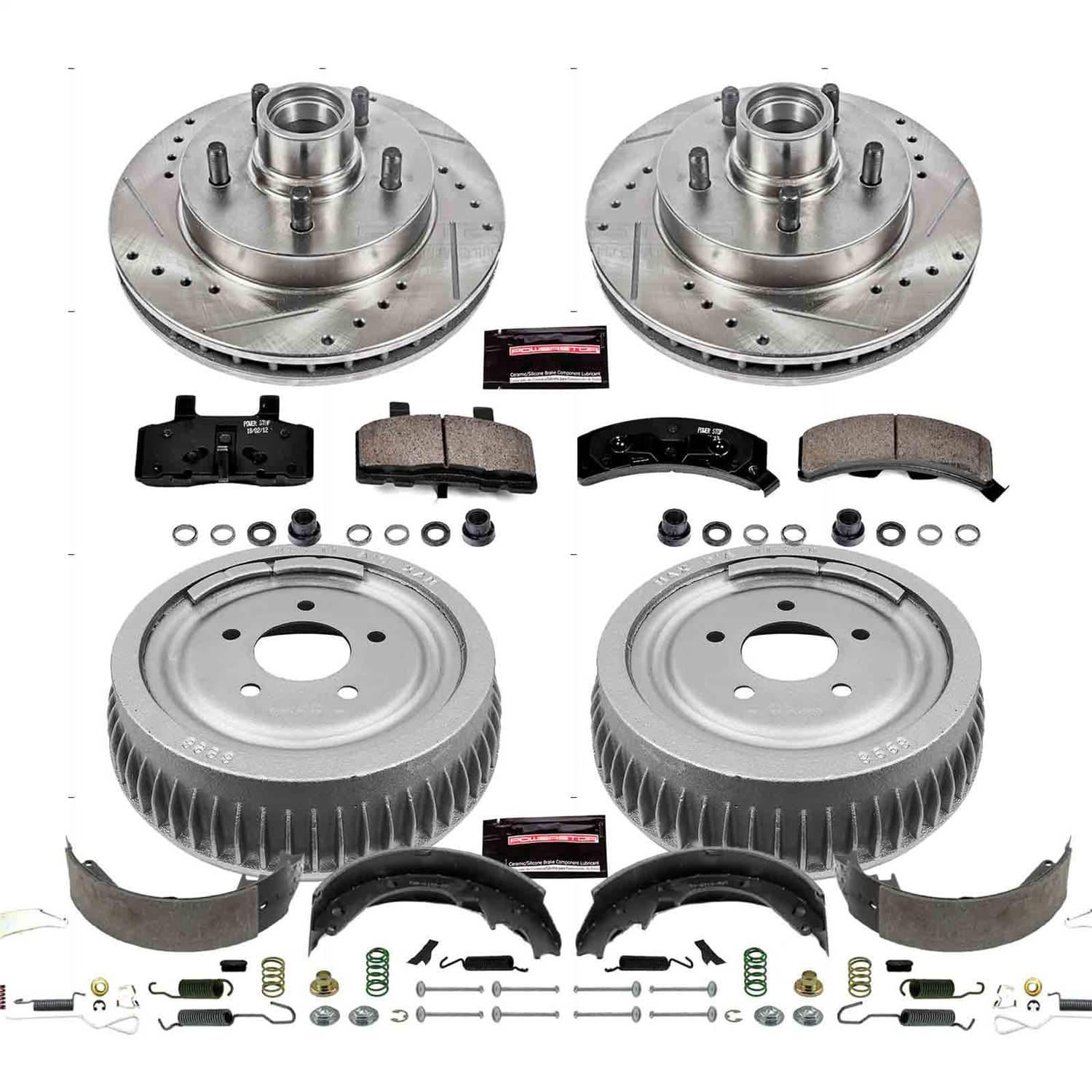 Power Stop - K15036DK - Complete Vehicle Disc/Drum Brake Kit