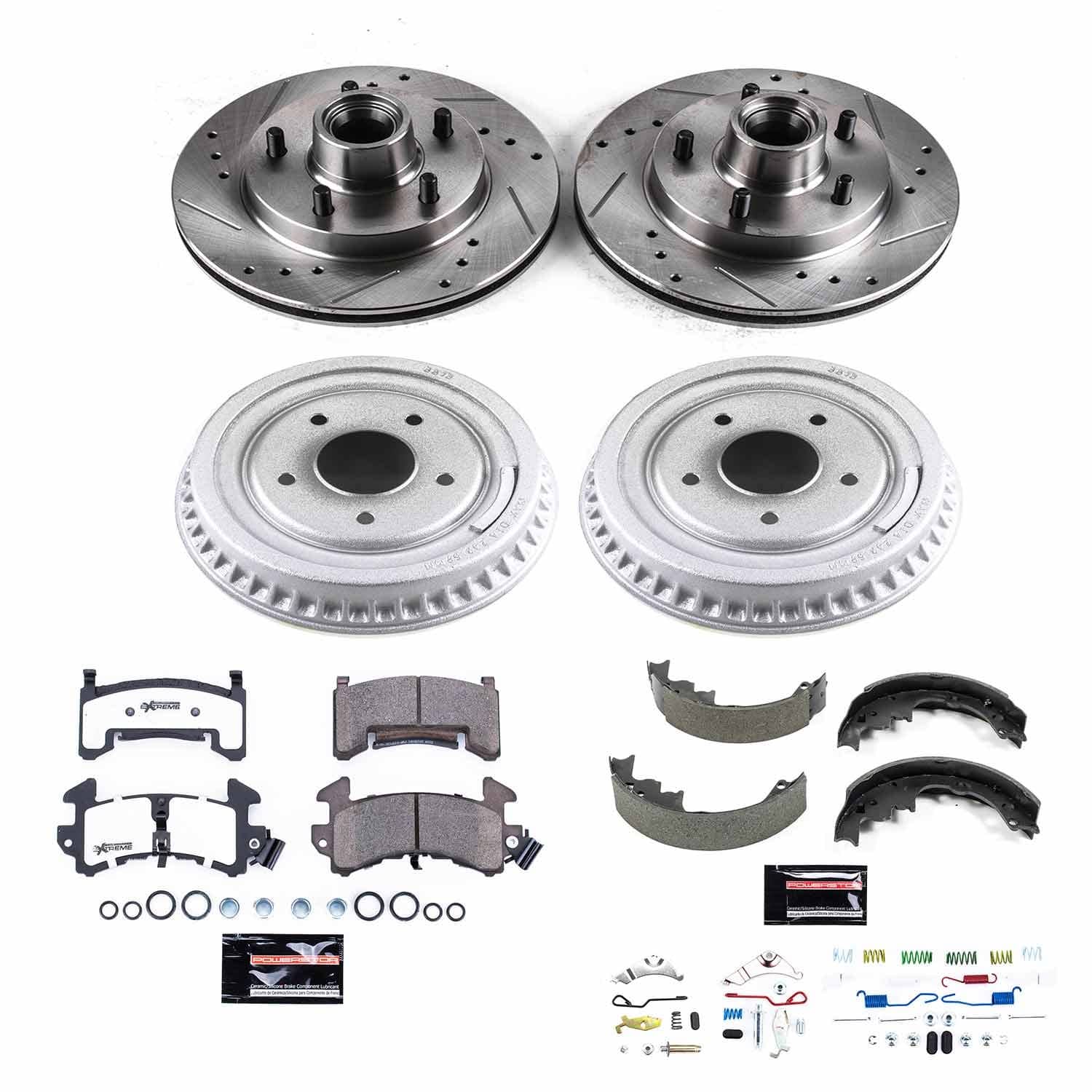 Power Stop - K15043DK-26 - Complete Vehicle Disc/Drum Brake Kit
