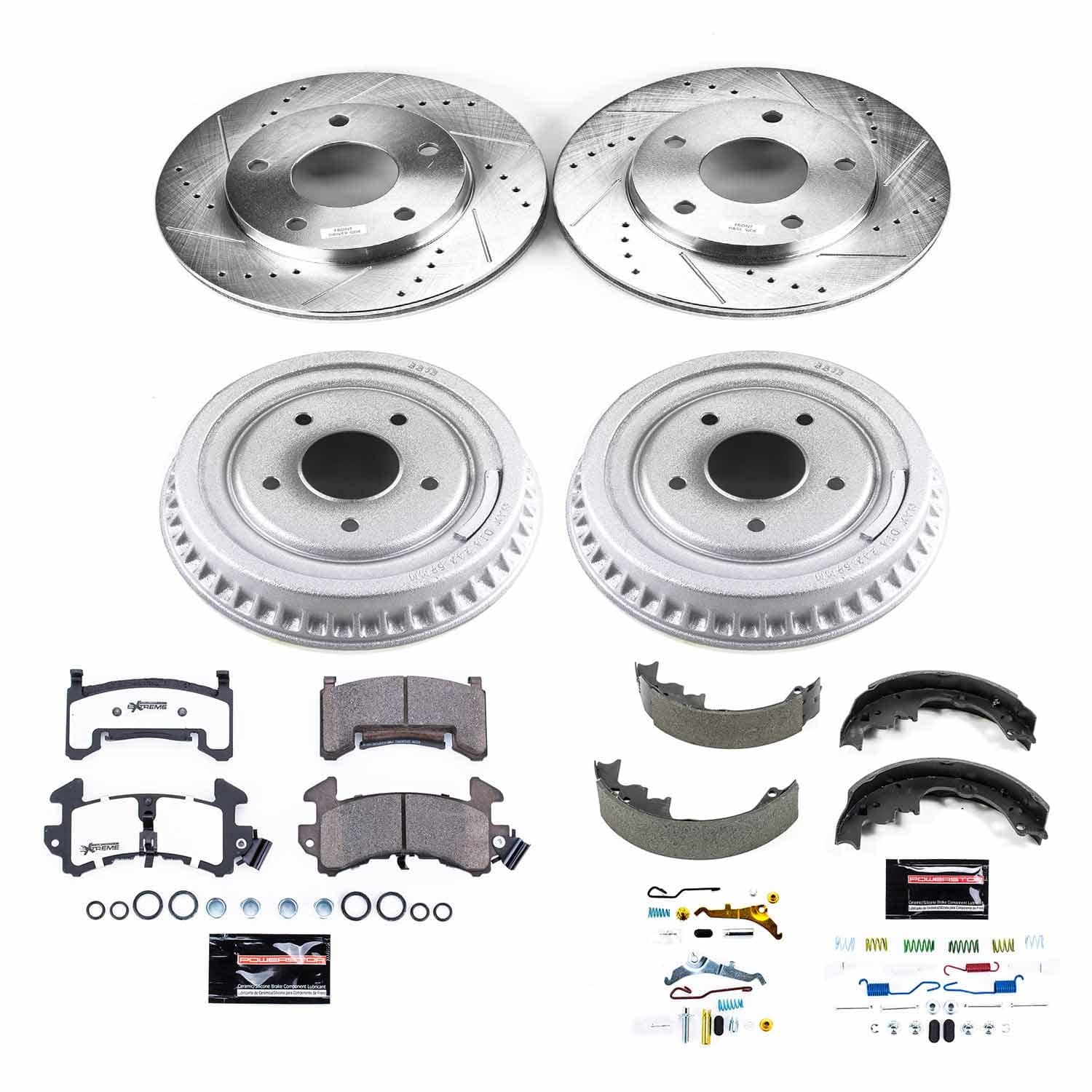 Power Stop - K15050DK-26 - Complete Vehicle Disc/Drum Brake Kit