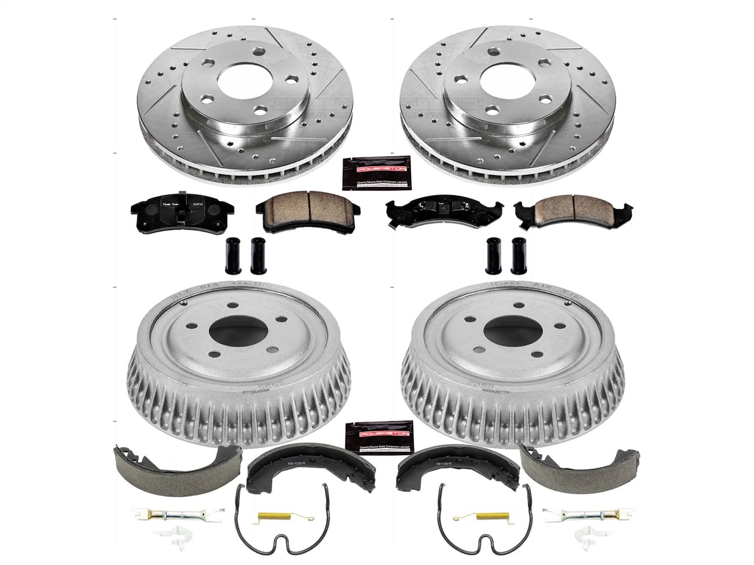 Power Stop - K15123DK - Complete Vehicle Disc/Drum Brake Kit