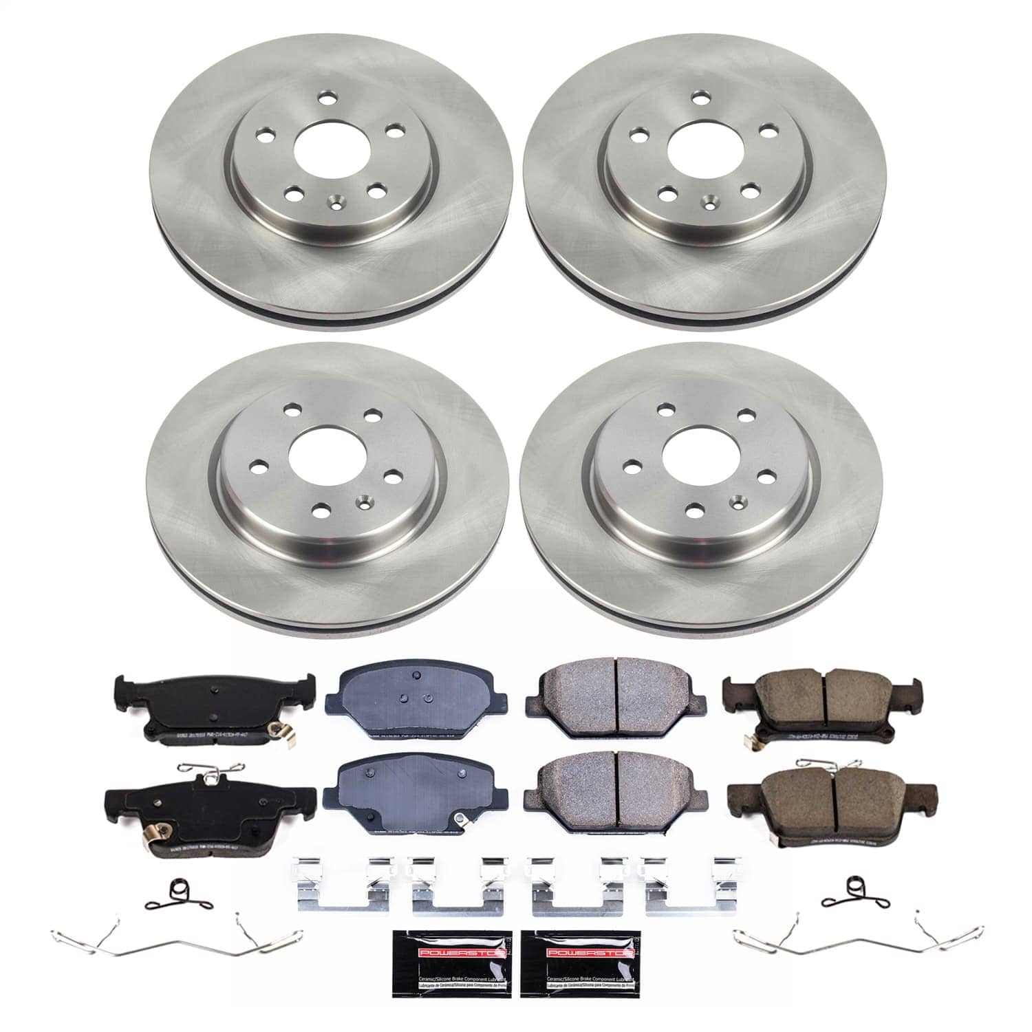 Power Stop - K15496DK-36 - Complete Vehicle Disc/Drum Brake Kit