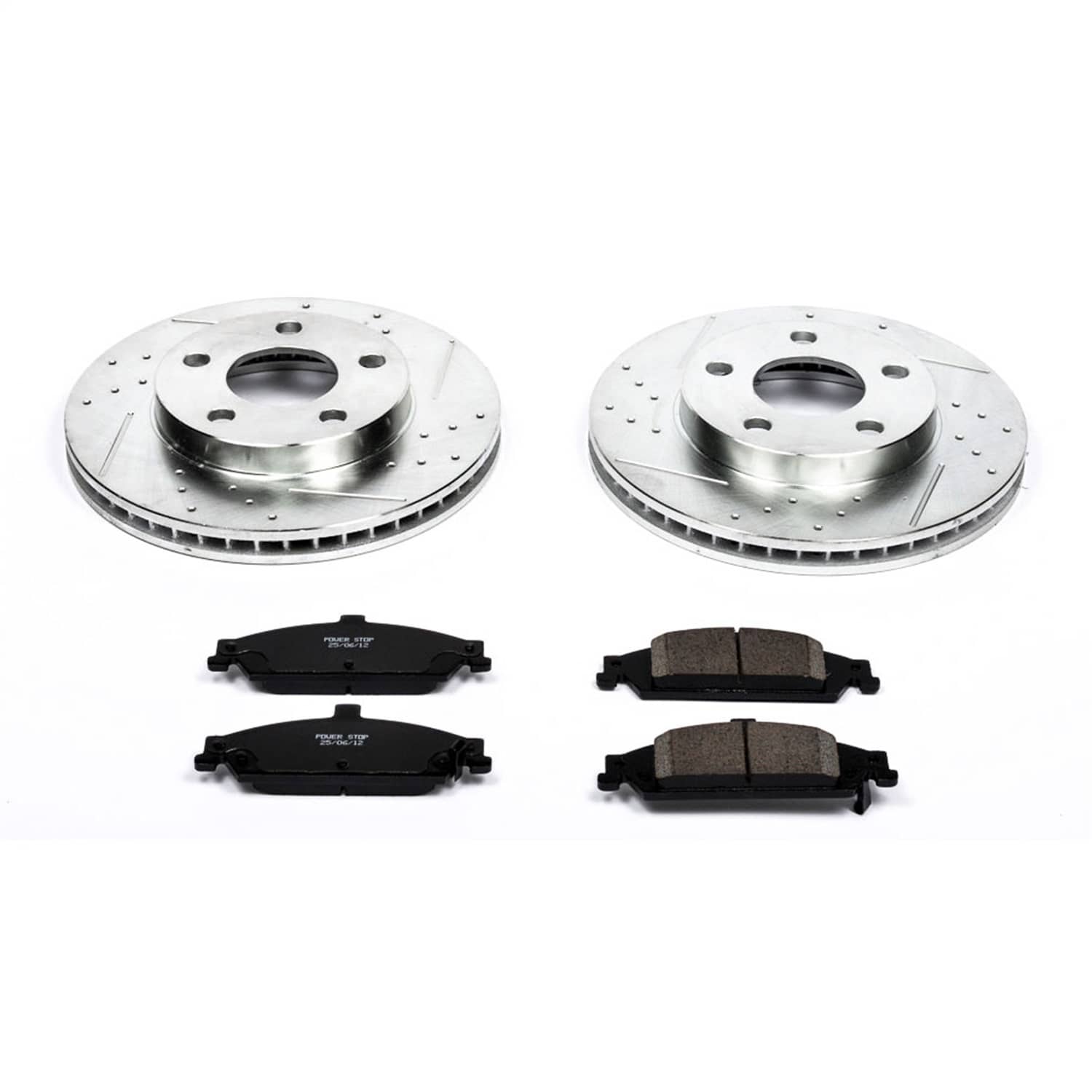 Power Stop - K1551 - Front - Disc Brake Pad and Rotor Kit