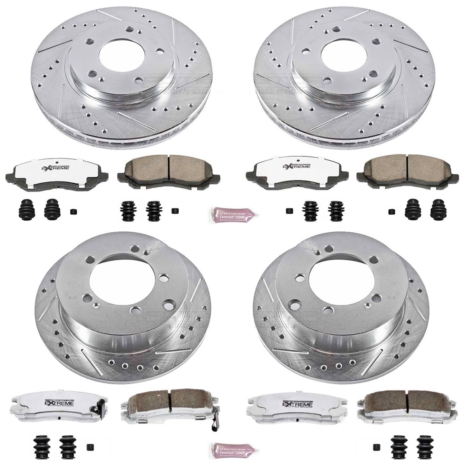 Power Stop - K1683-26 - Front and Rear - Disc Brake Pad and Rotor Kit