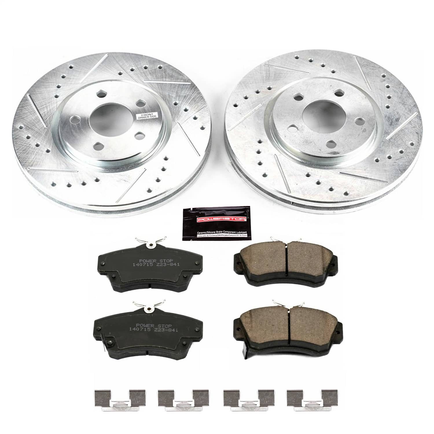 Power Stop - K1706 - Front - Disc Brake Pad and Rotor Kit