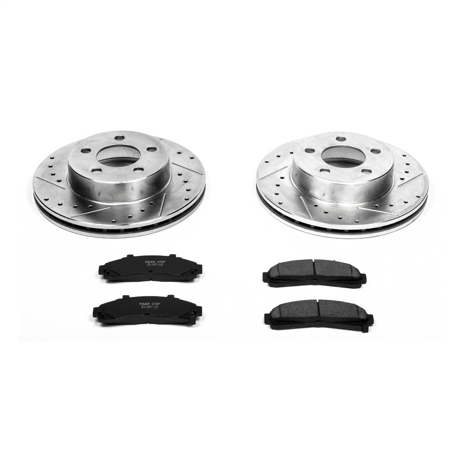 Power Stop - K1860 - Front - Disc Brake Pad and Rotor Kit