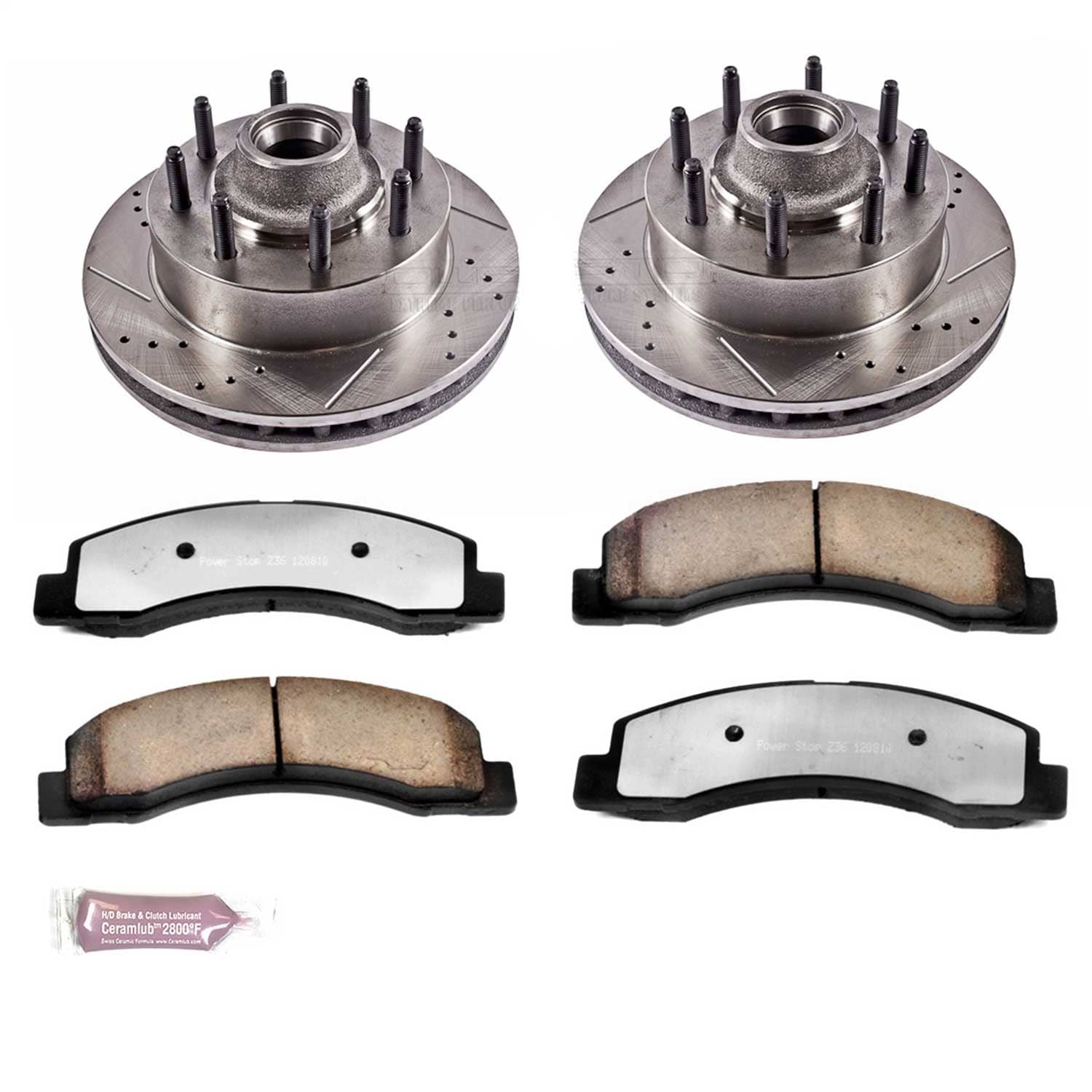 Power Stop - K1893-36 - Front - Disc Brake Pad and Rotor Kit