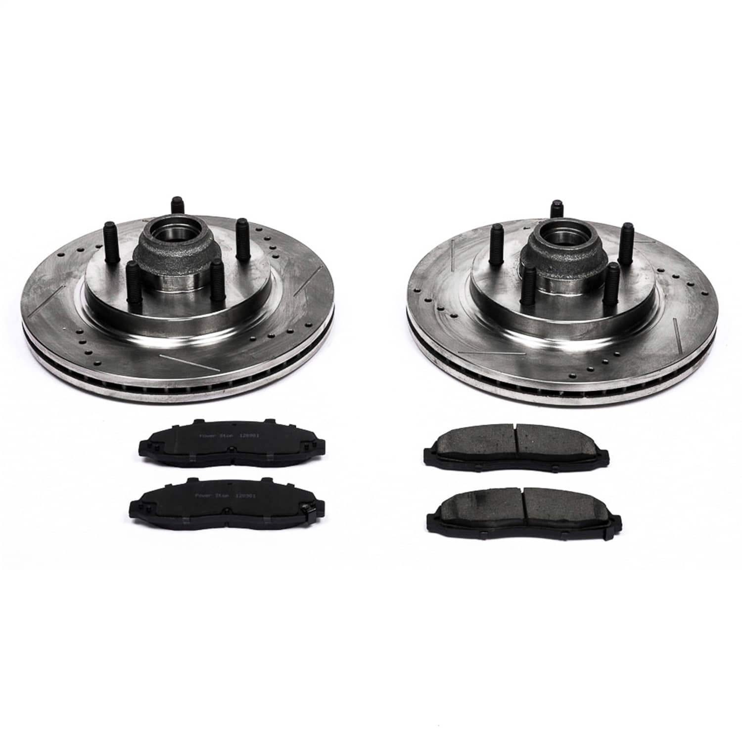 Power Stop - K1914 - Front - Disc Brake Pad and Rotor Kit