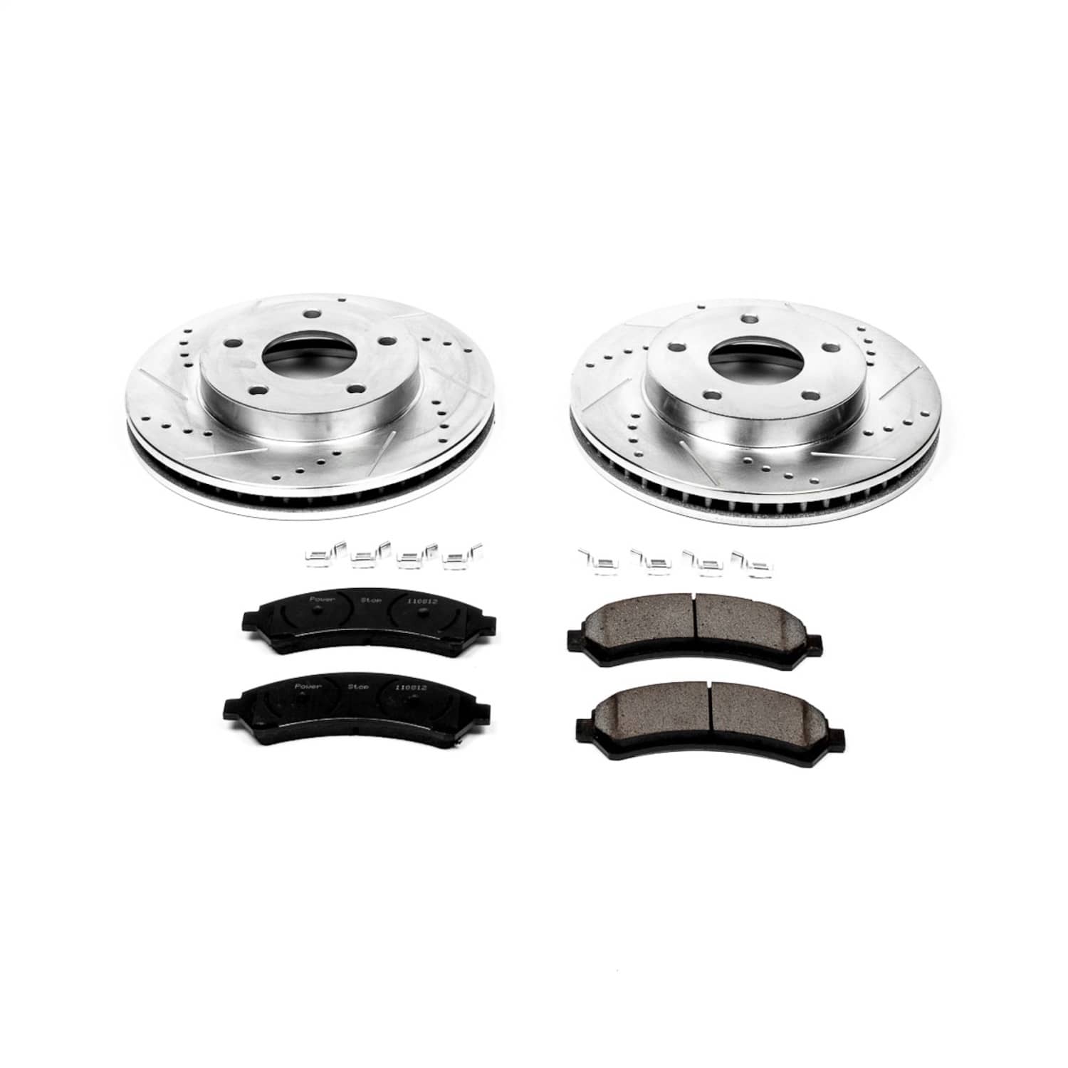Power Stop - K2004 - Front - Disc Brake Pad and Rotor Kit
